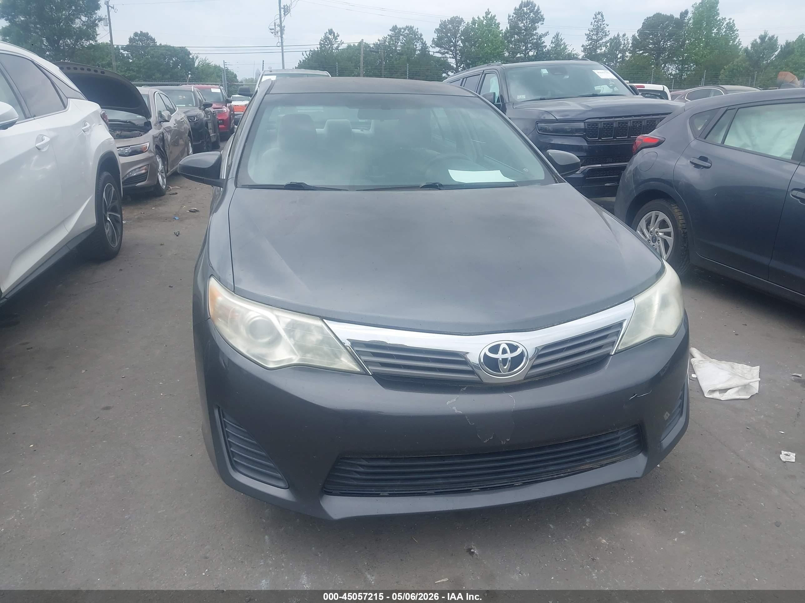 2012 Toyota Camry L Gray vin: 4T1BF1FK3CU578673