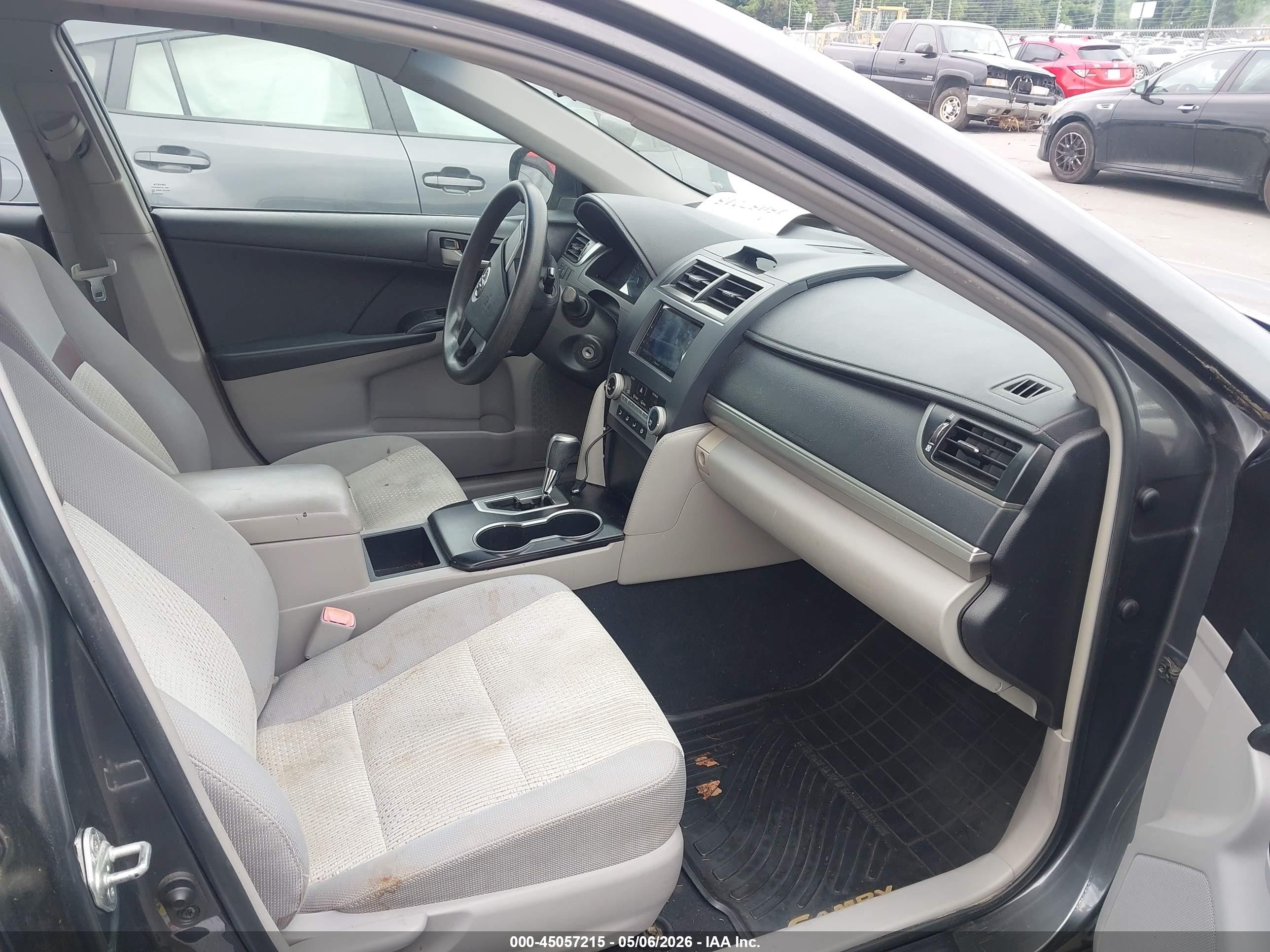 2012 Toyota Camry L Gray vin: 4T1BF1FK3CU578673