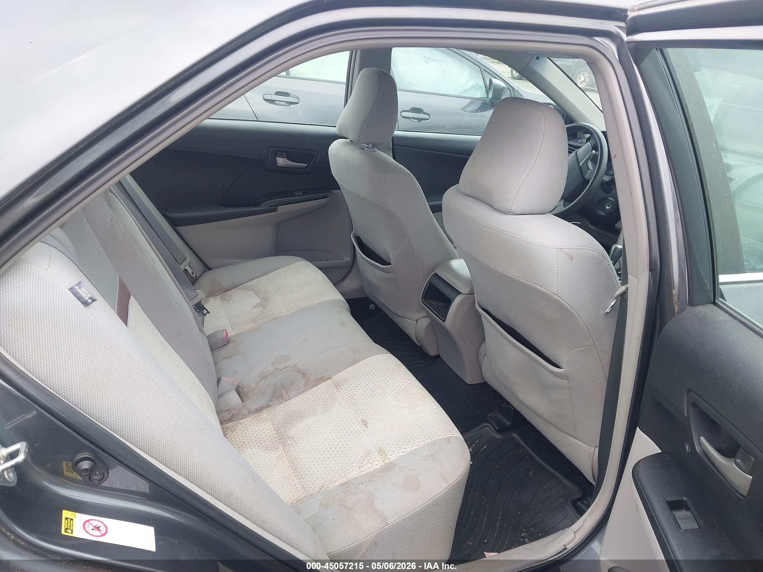 2012 Toyota Camry L Gray vin: 4T1BF1FK3CU578673