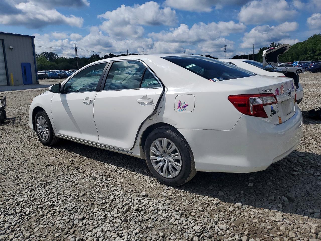 2012 Toyota Camry Le Белый vin: 4T1BF1FK3CU595215