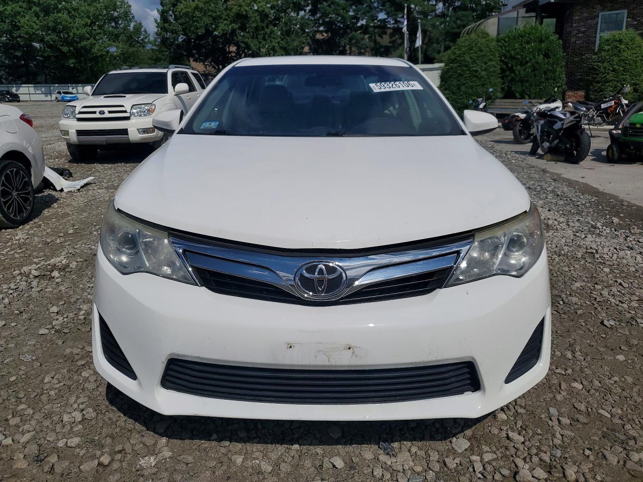 2012 Toyota Camry Le Белый vin: 4T1BF1FK3CU595215