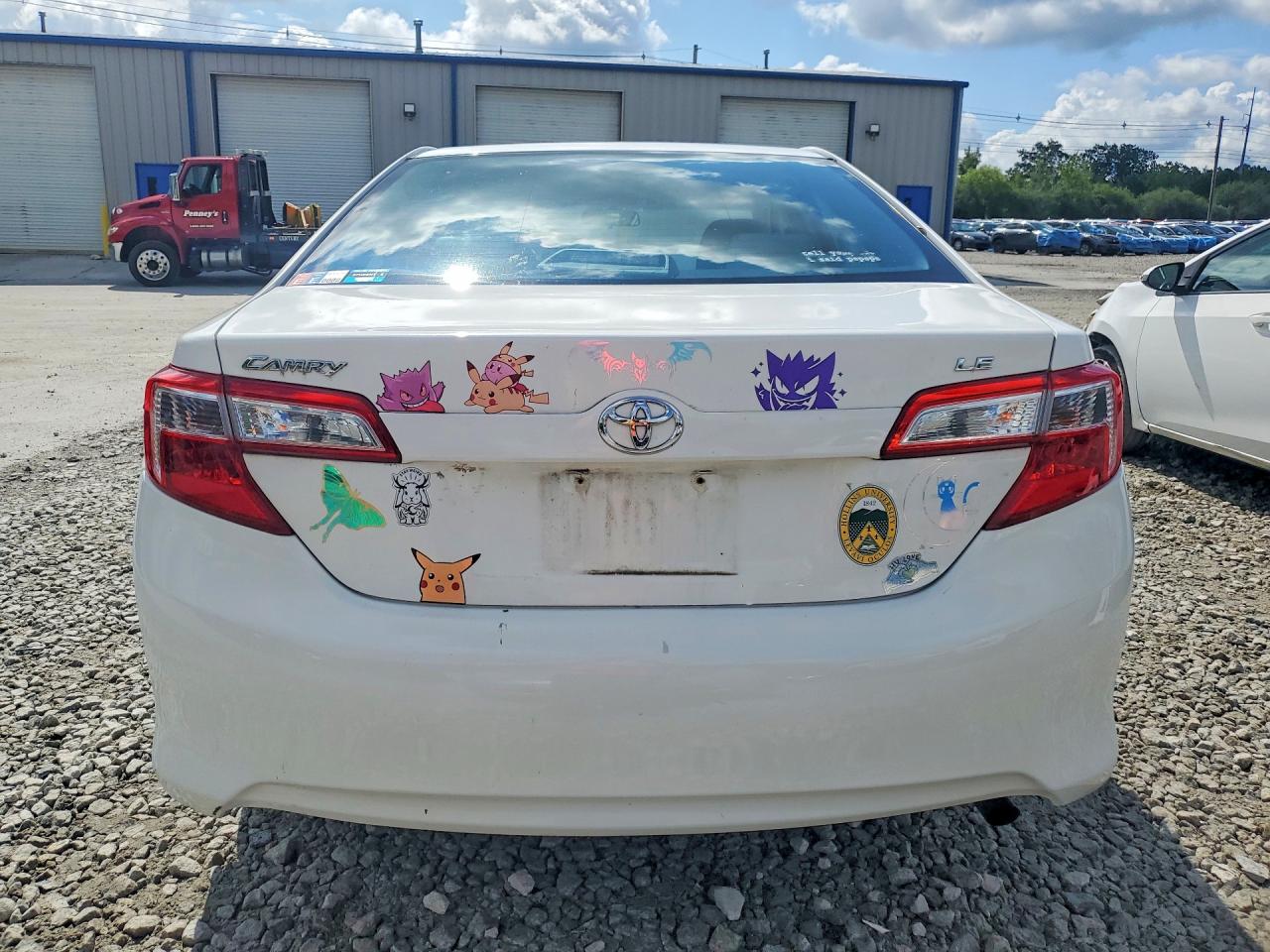 2012 Toyota Camry Le Белый vin: 4T1BF1FK3CU595215