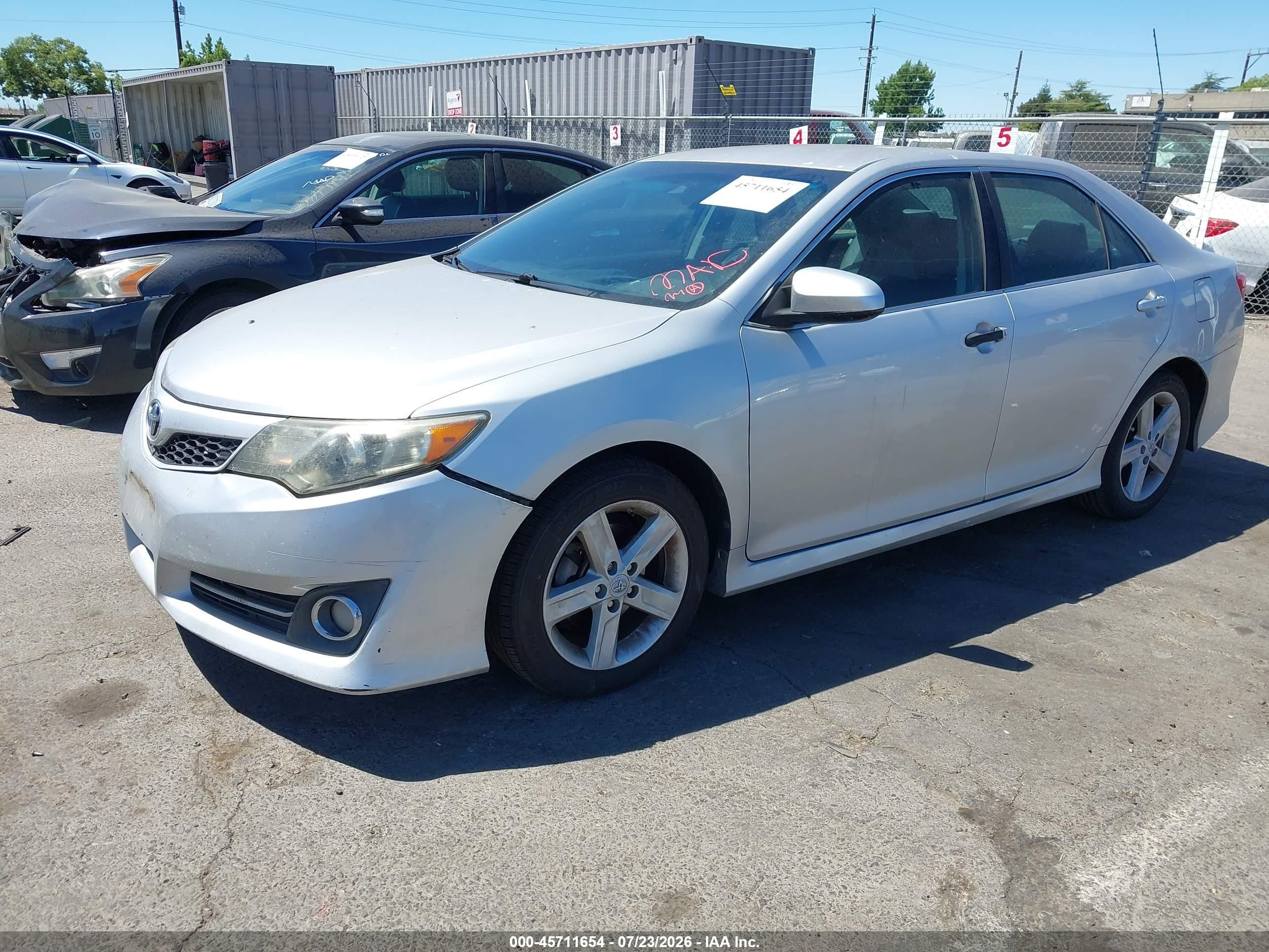 2012 Toyota Camry Se Серебряный vin: 4T1BF1FK3CU599653