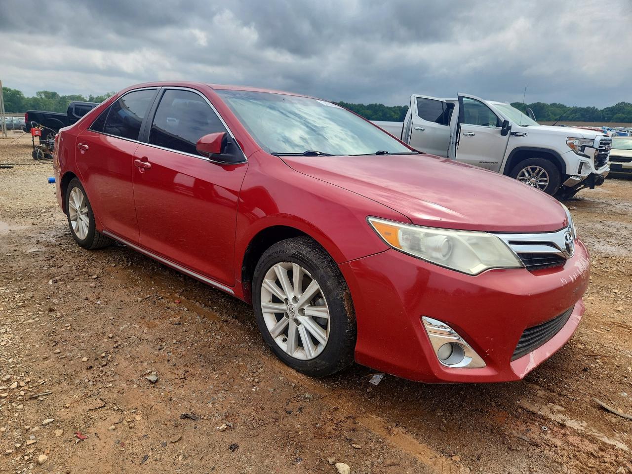 2012 Toyota Camry Xle Красный vin: 4T1BF1FK3CU602616