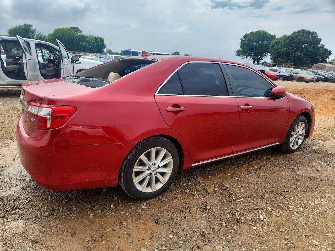 2012 Toyota Camry Xle Красный vin: 4T1BF1FK3CU602616