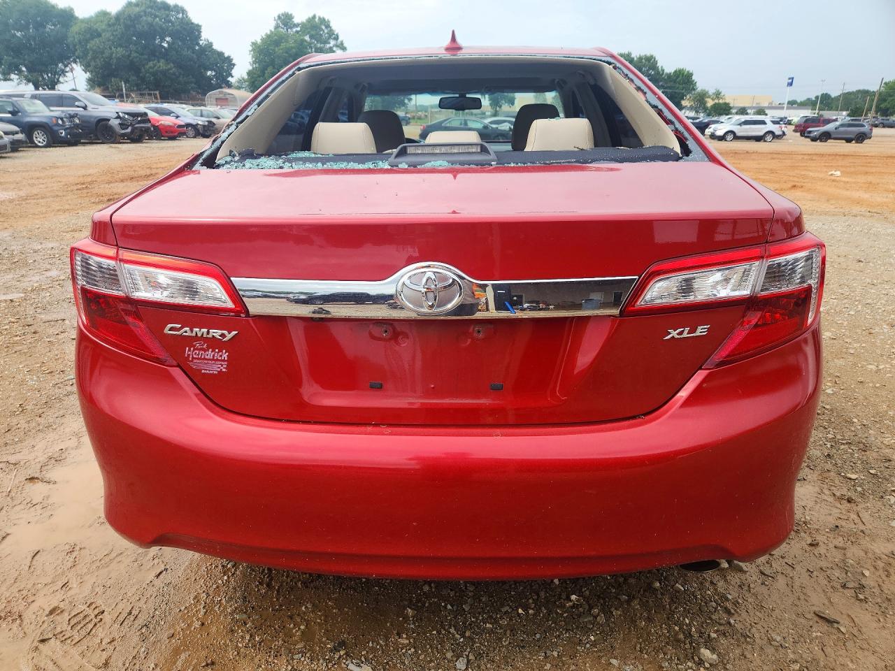 2012 Toyota Camry Xle Красный vin: 4T1BF1FK3CU602616