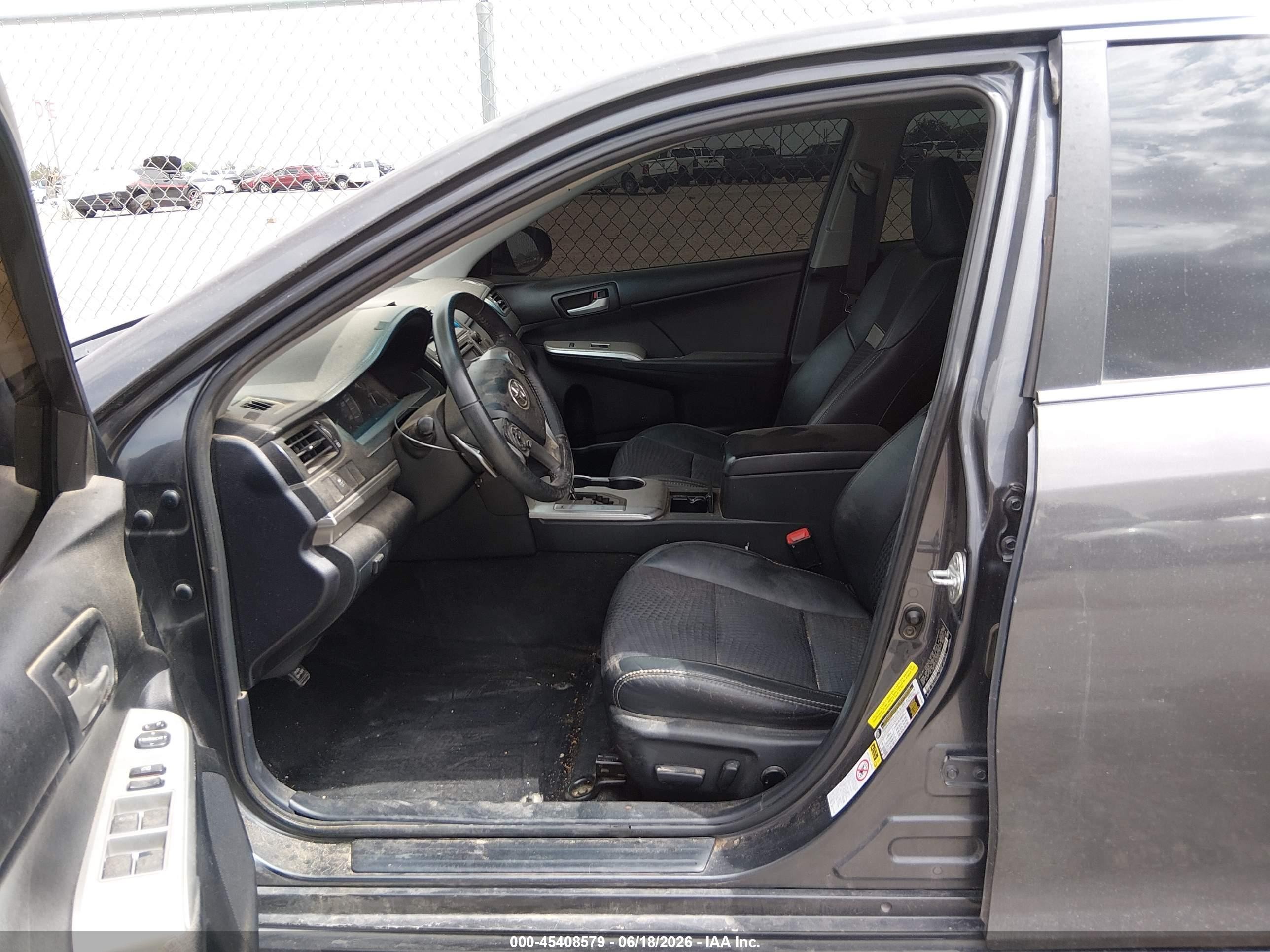 2012 Toyota Camry Se Gray vin: 4T1BF1FK3CU612367
