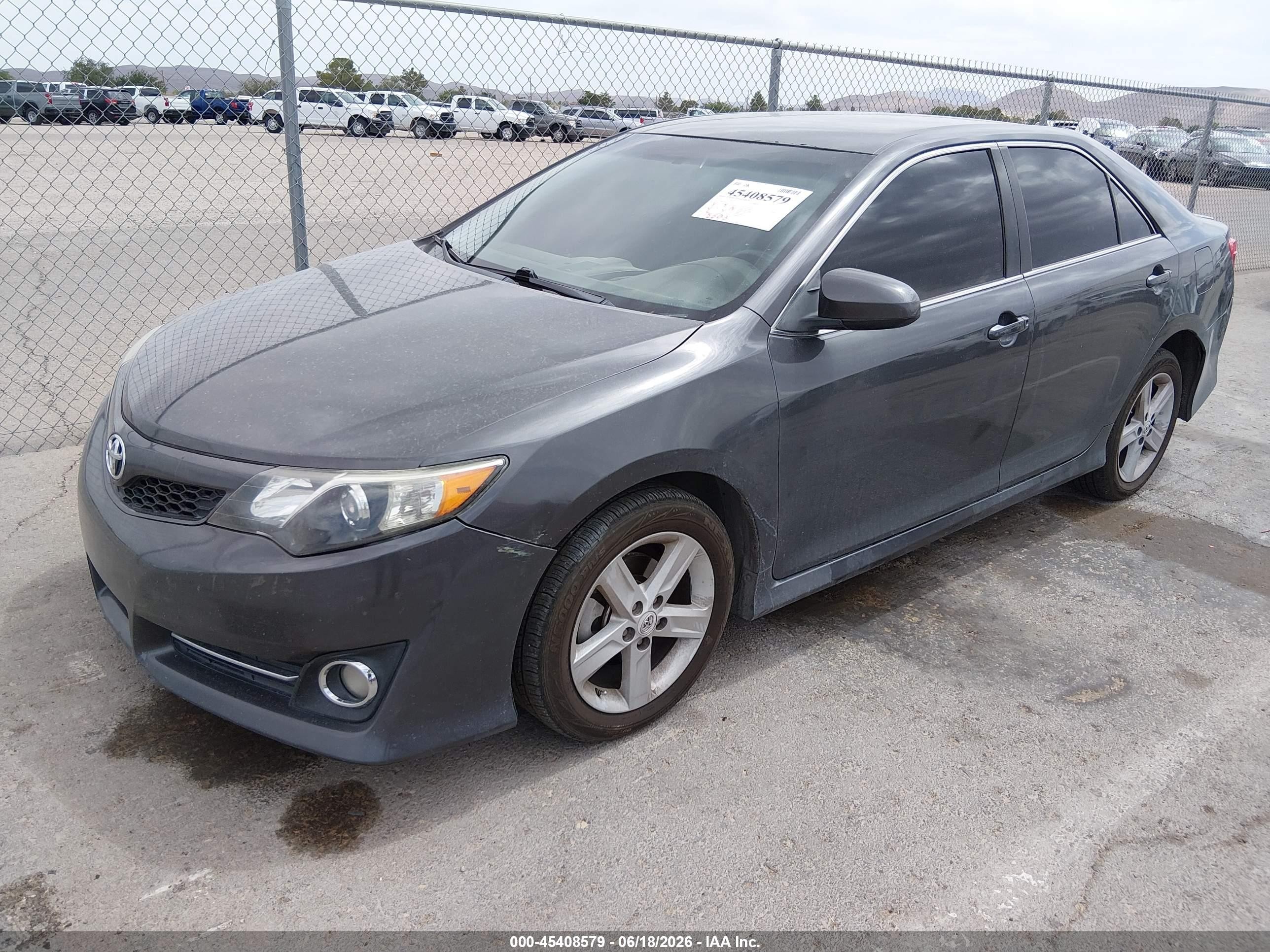 2012 Toyota Camry Se Gray vin: 4T1BF1FK3CU612367