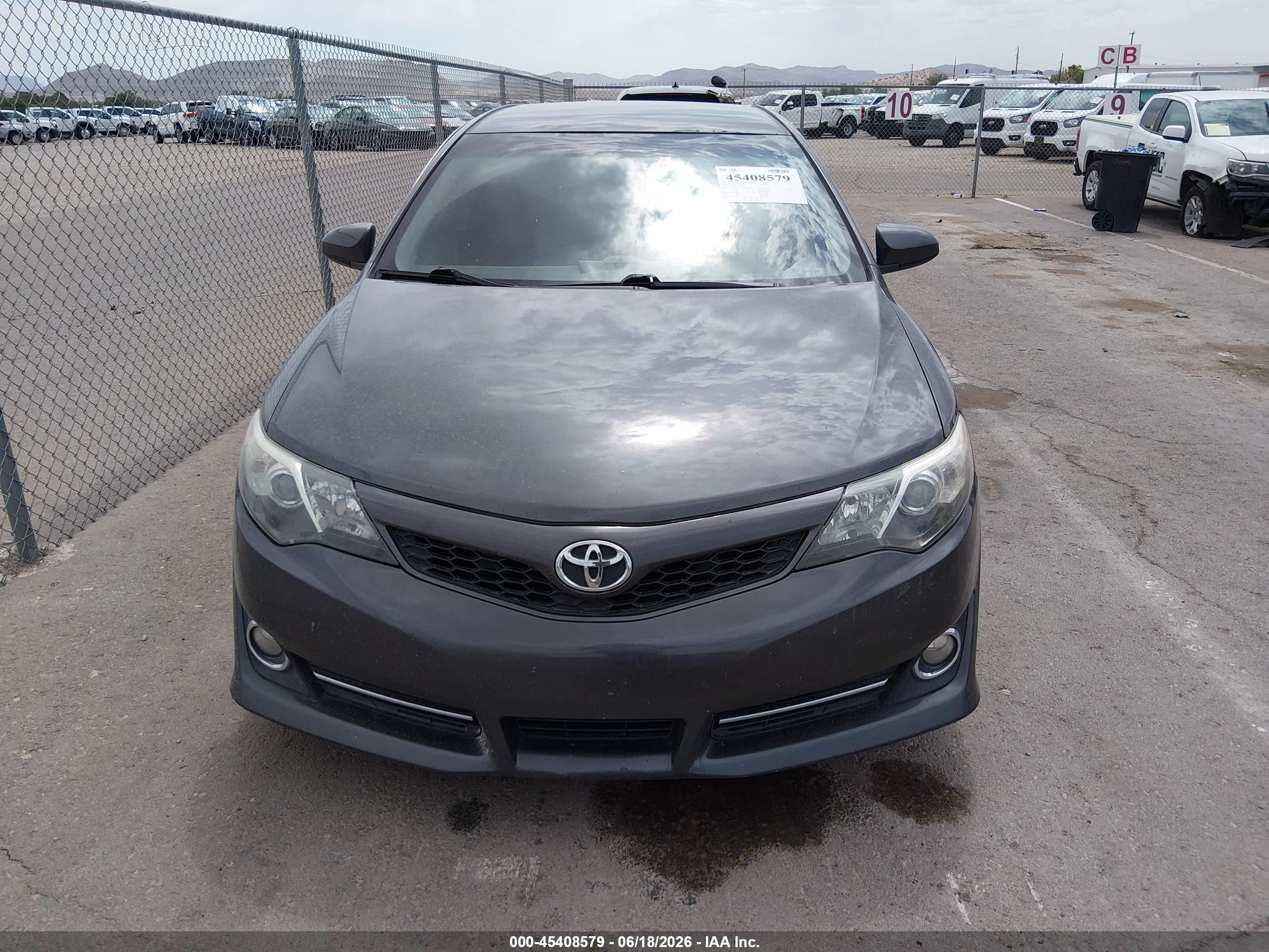 2012 Toyota Camry Se Gray vin: 4T1BF1FK3CU612367