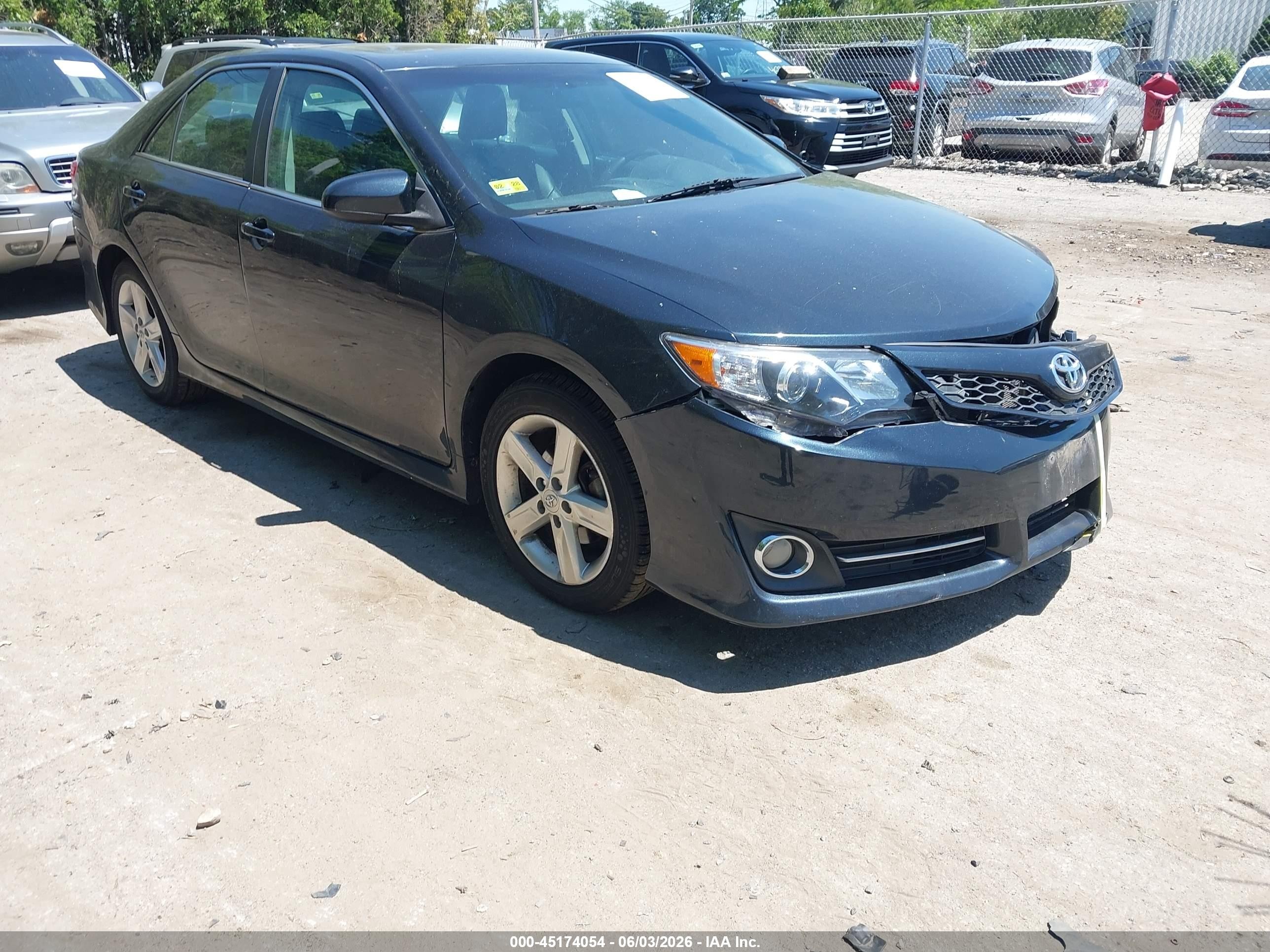 2012 Toyota Camry Se Blue vin: 4T1BF1FK3CU615446