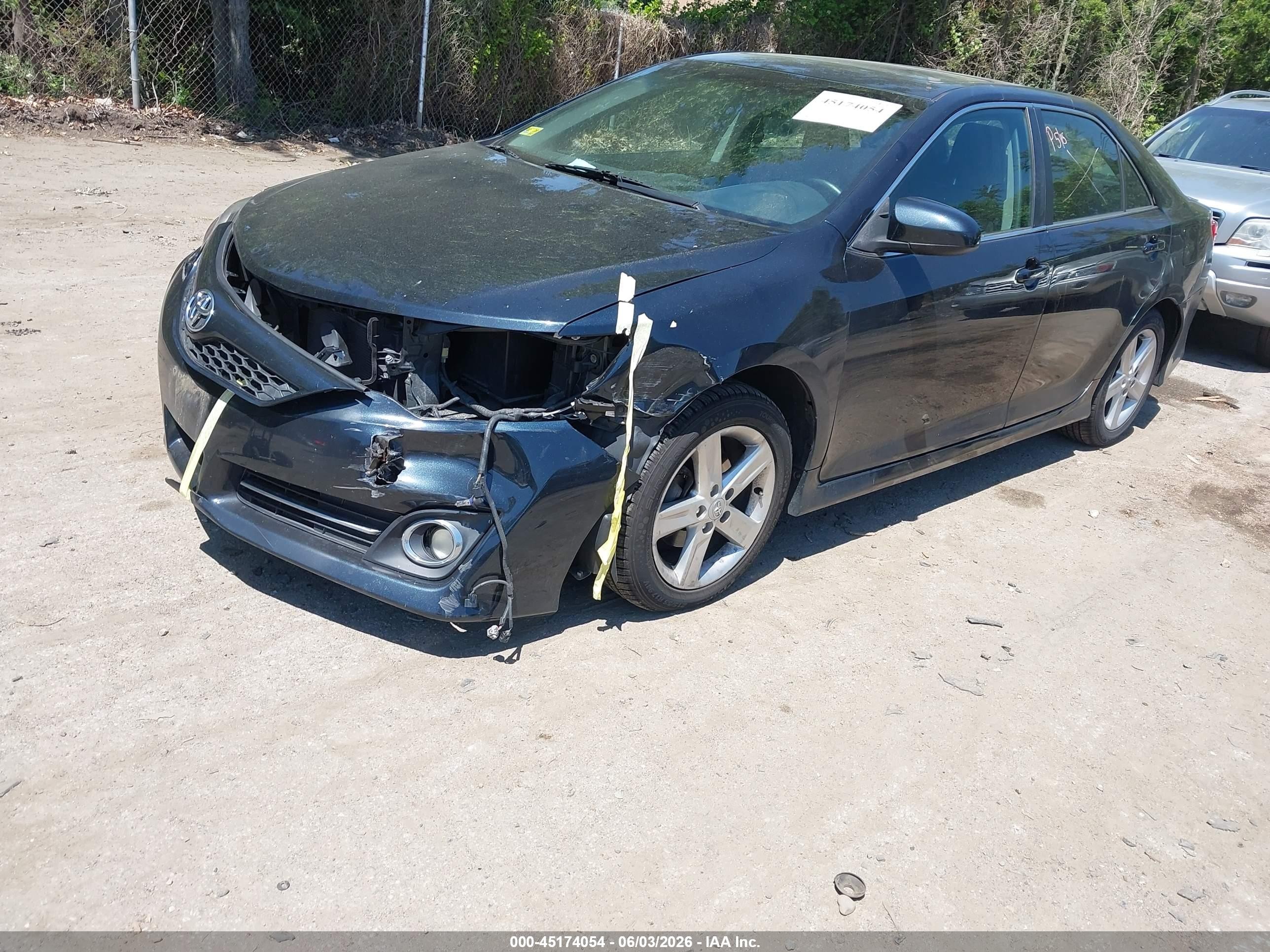 2012 Toyota Camry Se Blue vin: 4T1BF1FK3CU615446