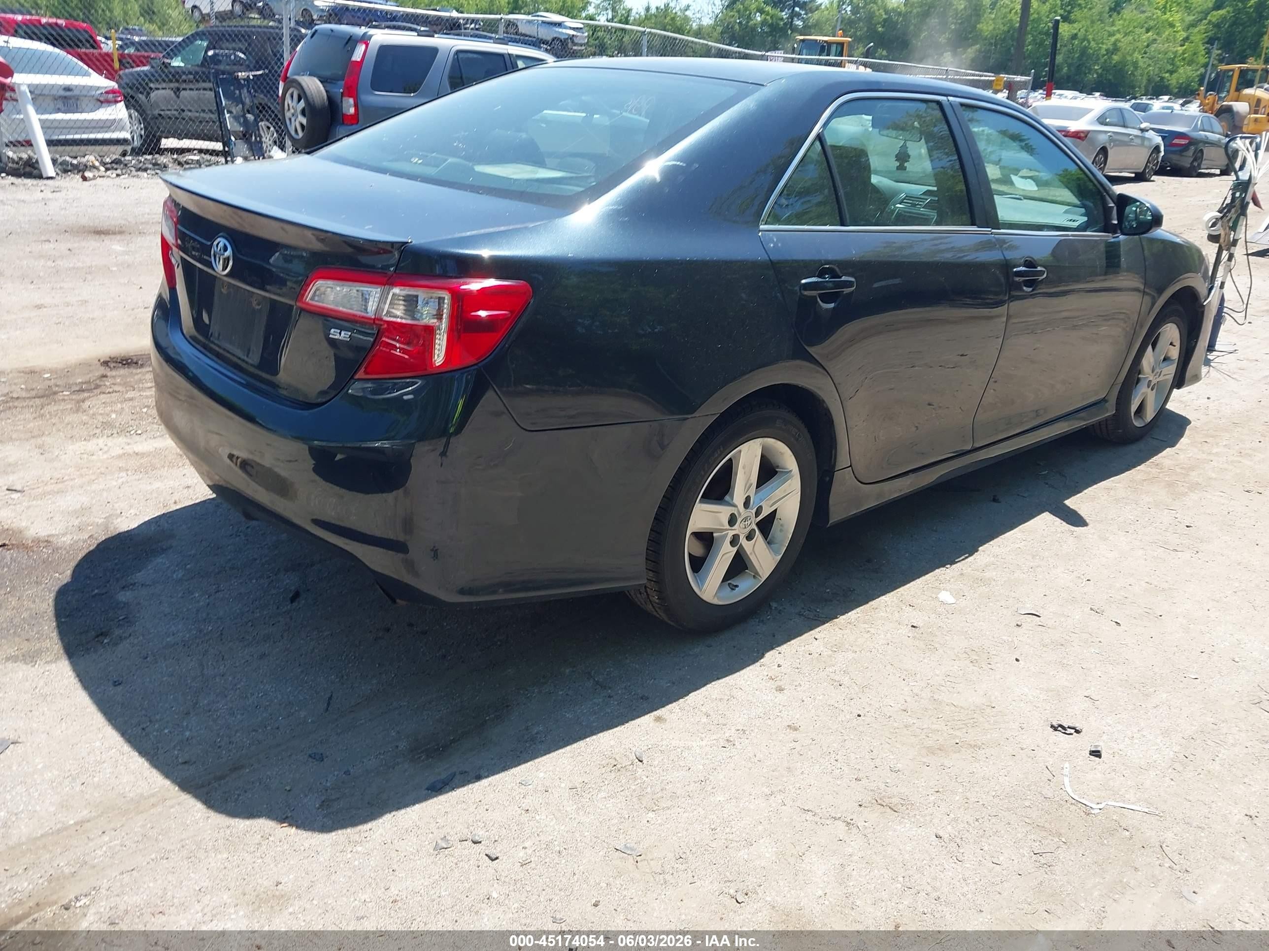 2012 Toyota Camry Se Blue vin: 4T1BF1FK3CU615446