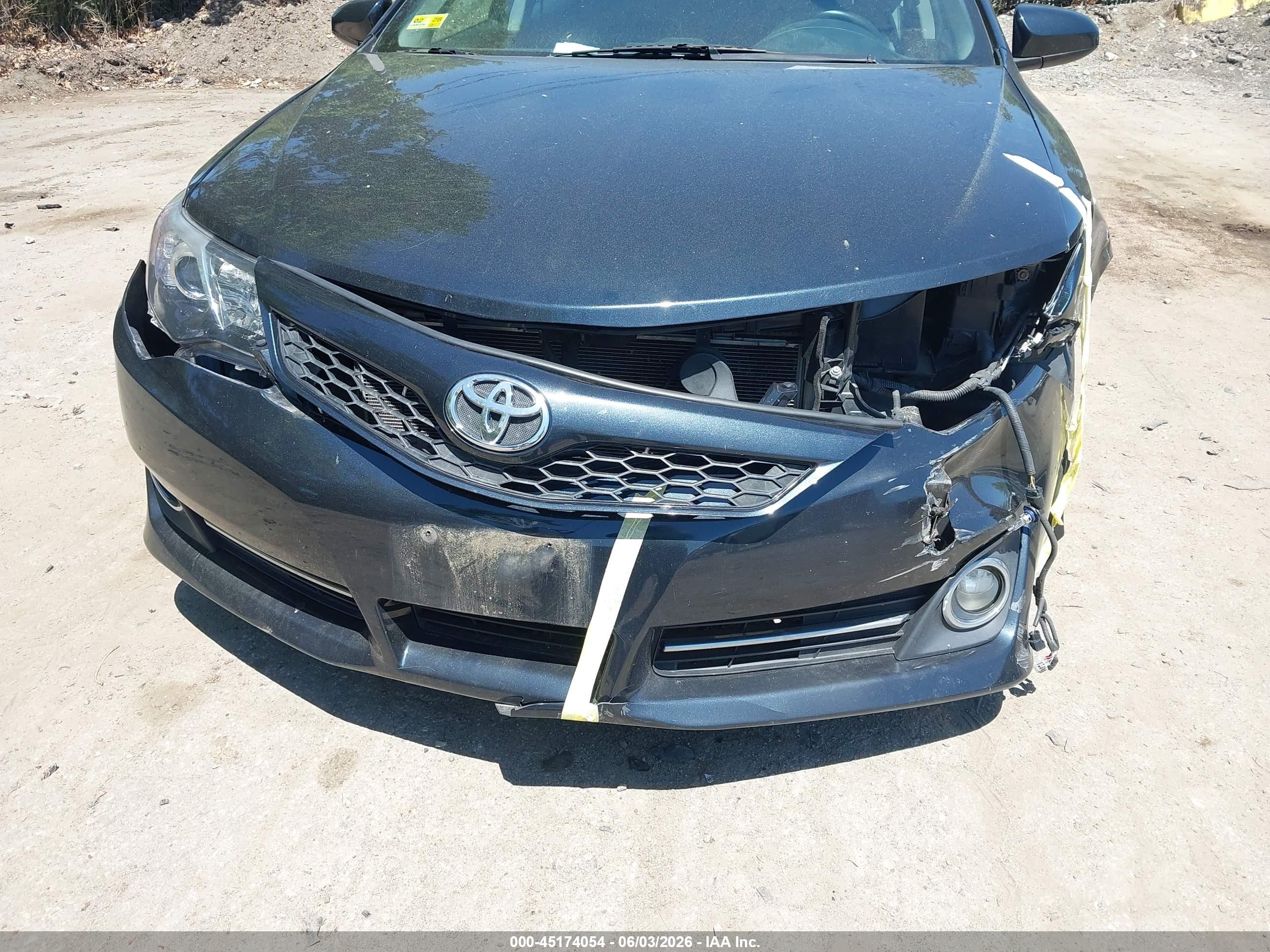 2012 Toyota Camry Se Blue vin: 4T1BF1FK3CU615446