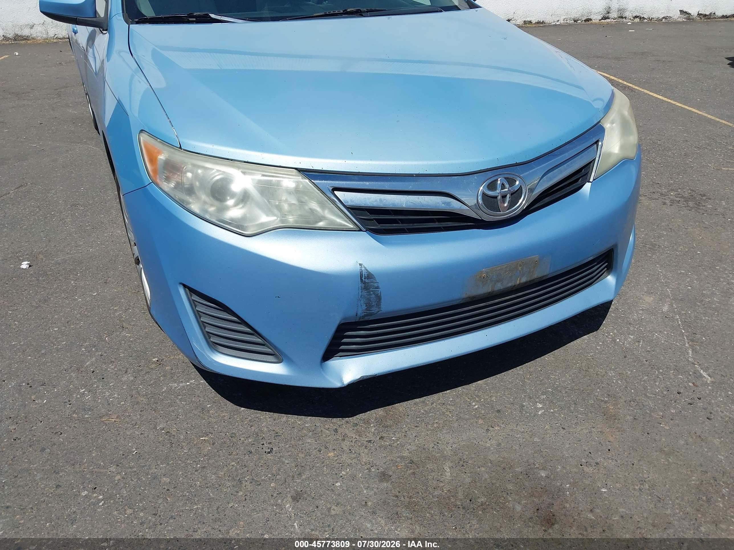 2012 Toyota Camry Le Blue vin: 4T1BF1FK3CU631081