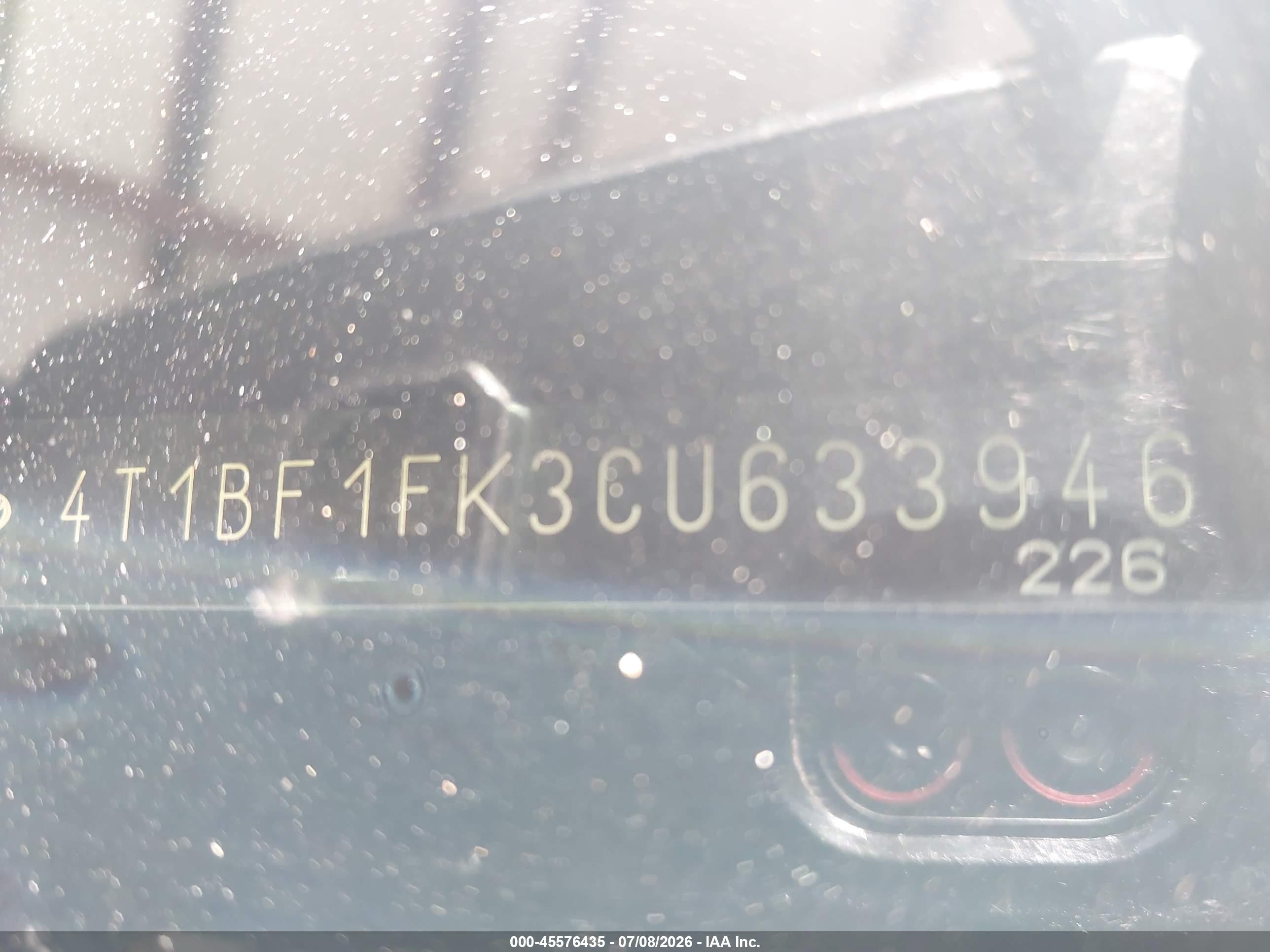 2012 Toyota Camry Le Серебряный vin: 4T1BF1FK3CU633946