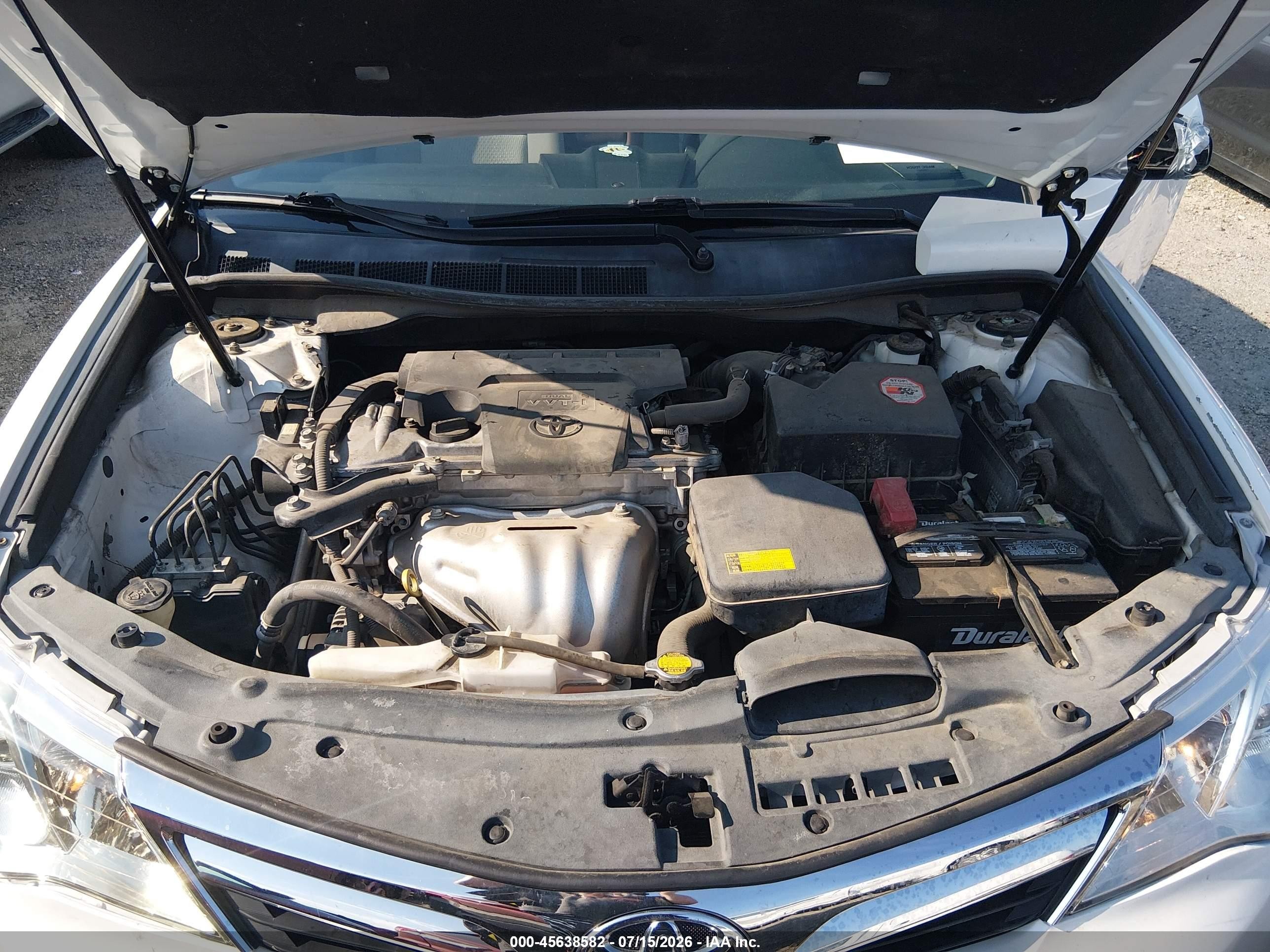 2013 Toyota Camry Le Белый vin: 4T1BF1FK3DU205893