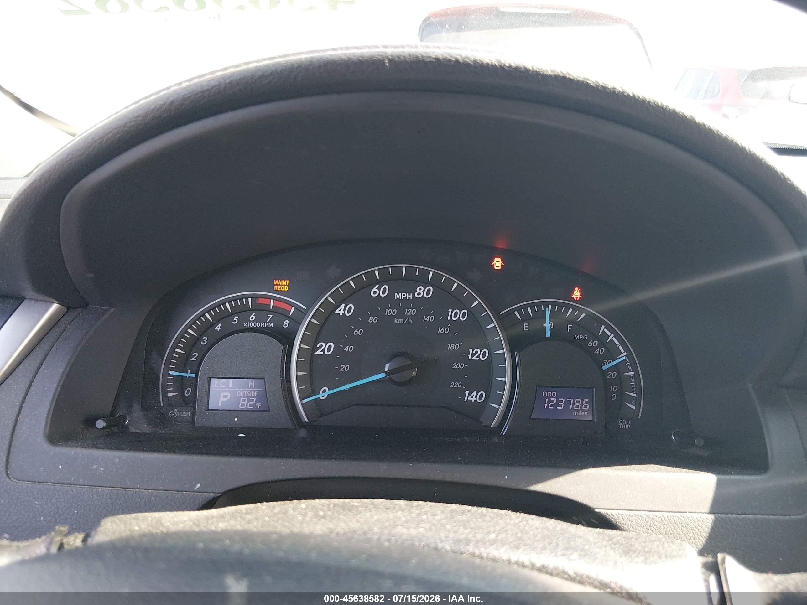 2013 Toyota Camry Le Белый vin: 4T1BF1FK3DU205893