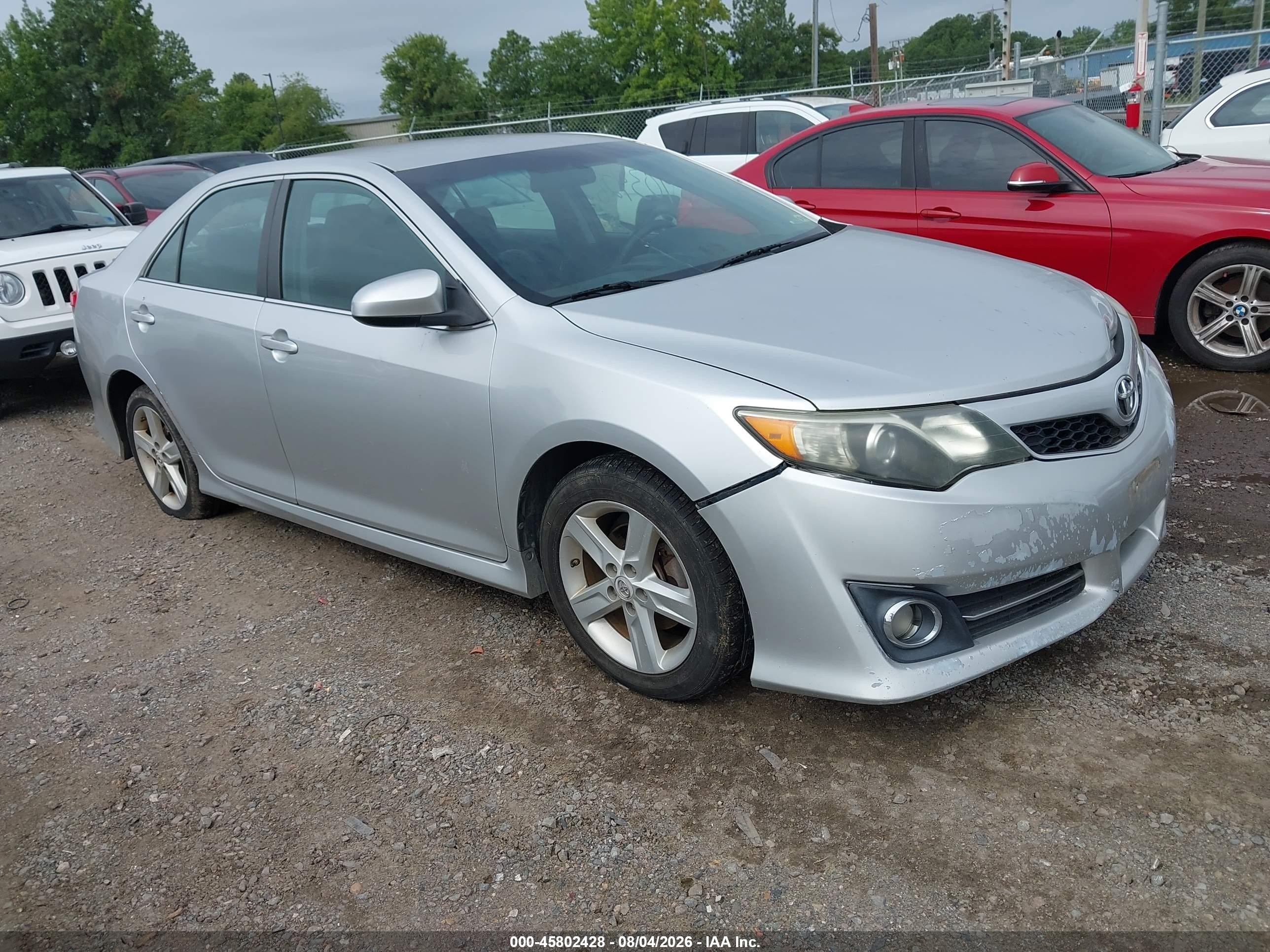 2013 Toyota Camry Se Silver vin: 4T1BF1FK3DU208468