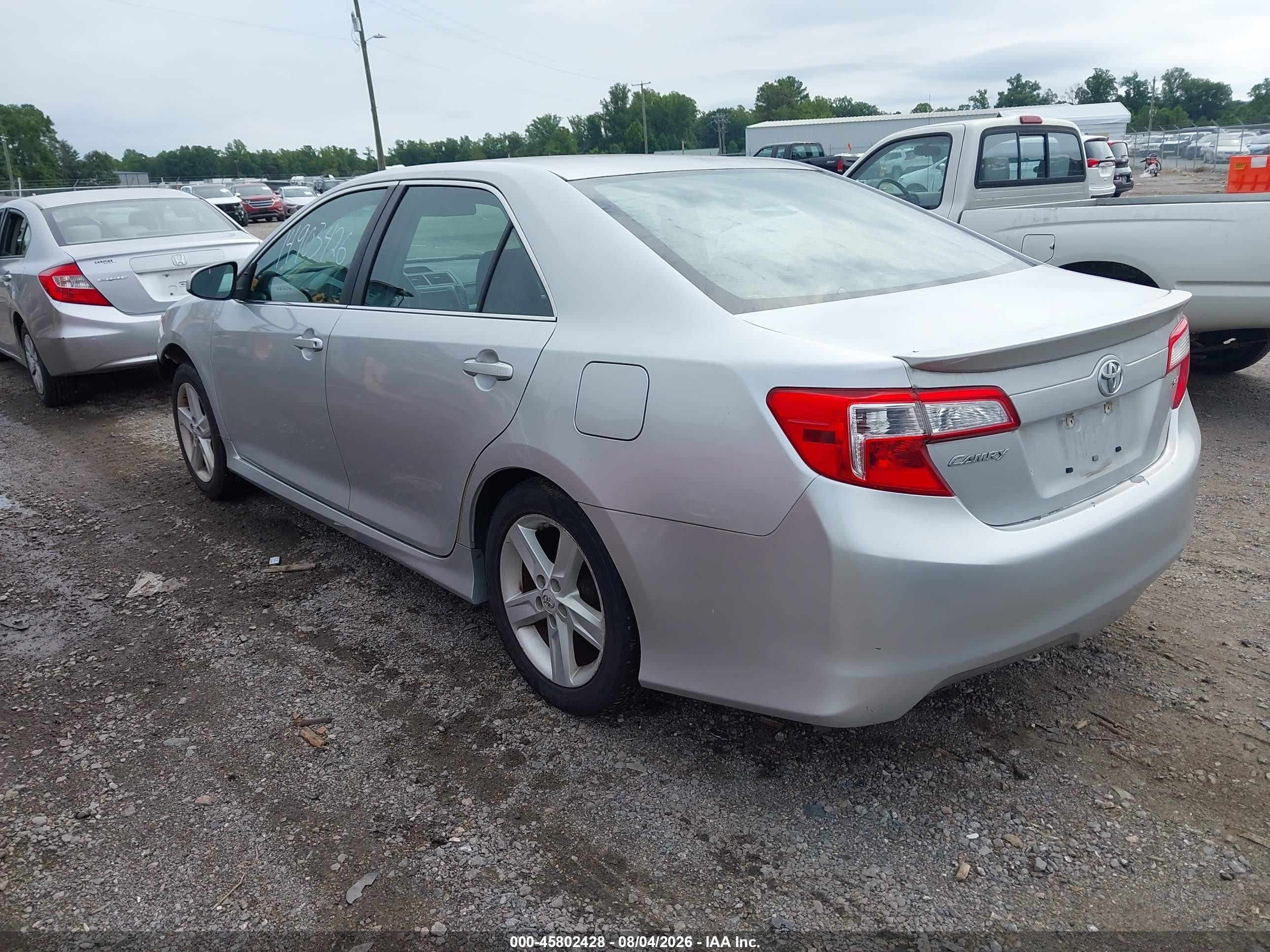 2013 Toyota Camry Se Silver vin: 4T1BF1FK3DU208468