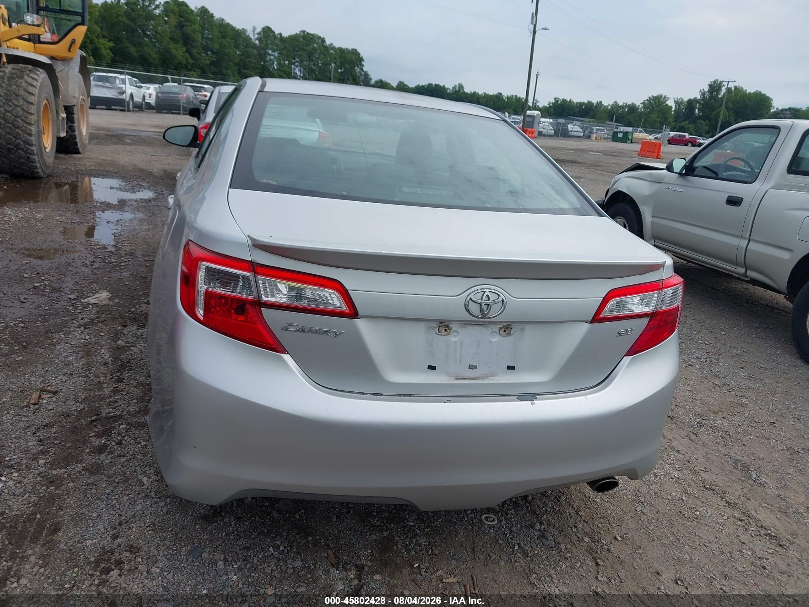 2013 Toyota Camry Se Silver vin: 4T1BF1FK3DU208468