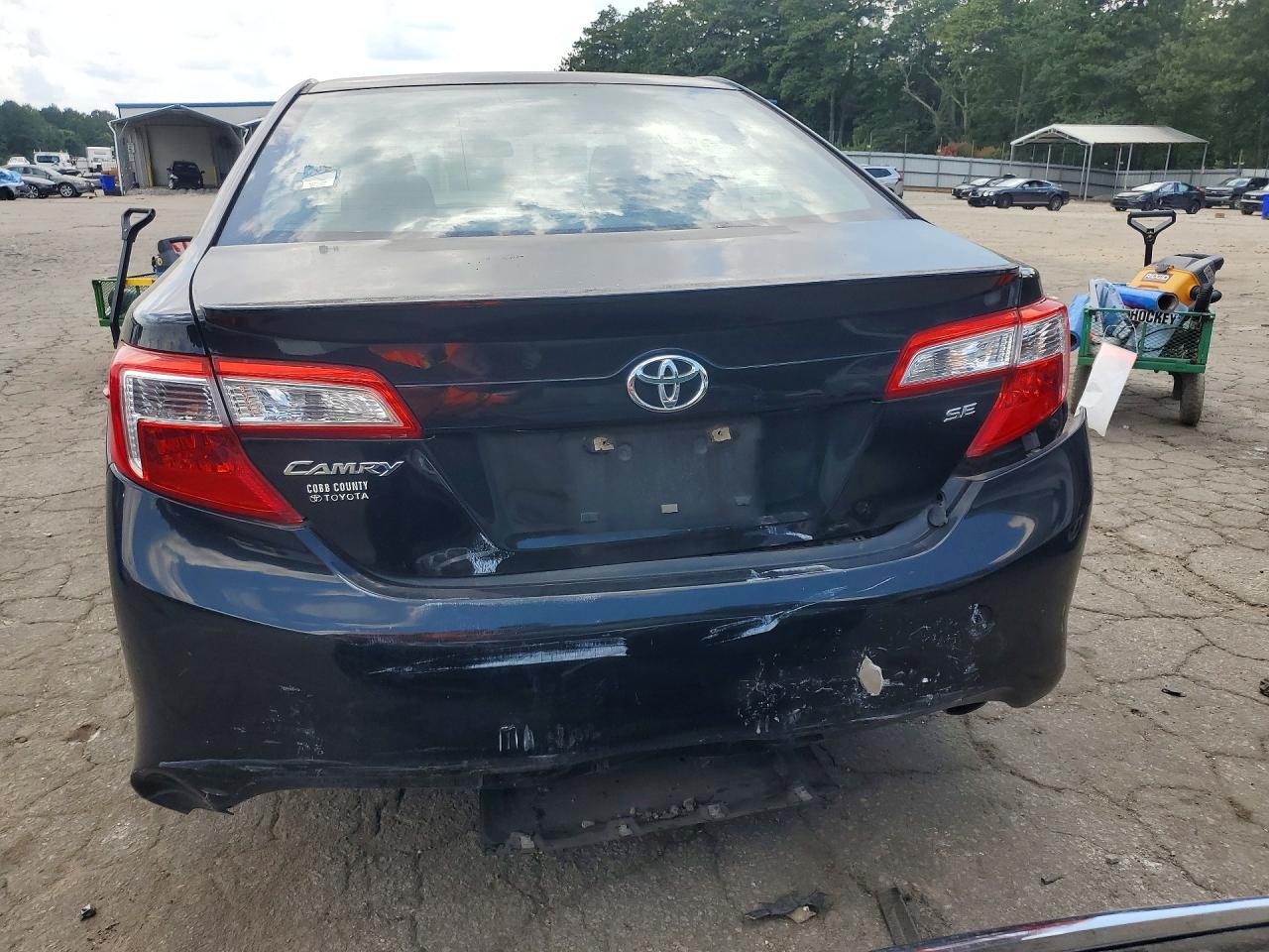 2013 Toyota Camry Se Black vin: 4T1BF1FK3DU224573