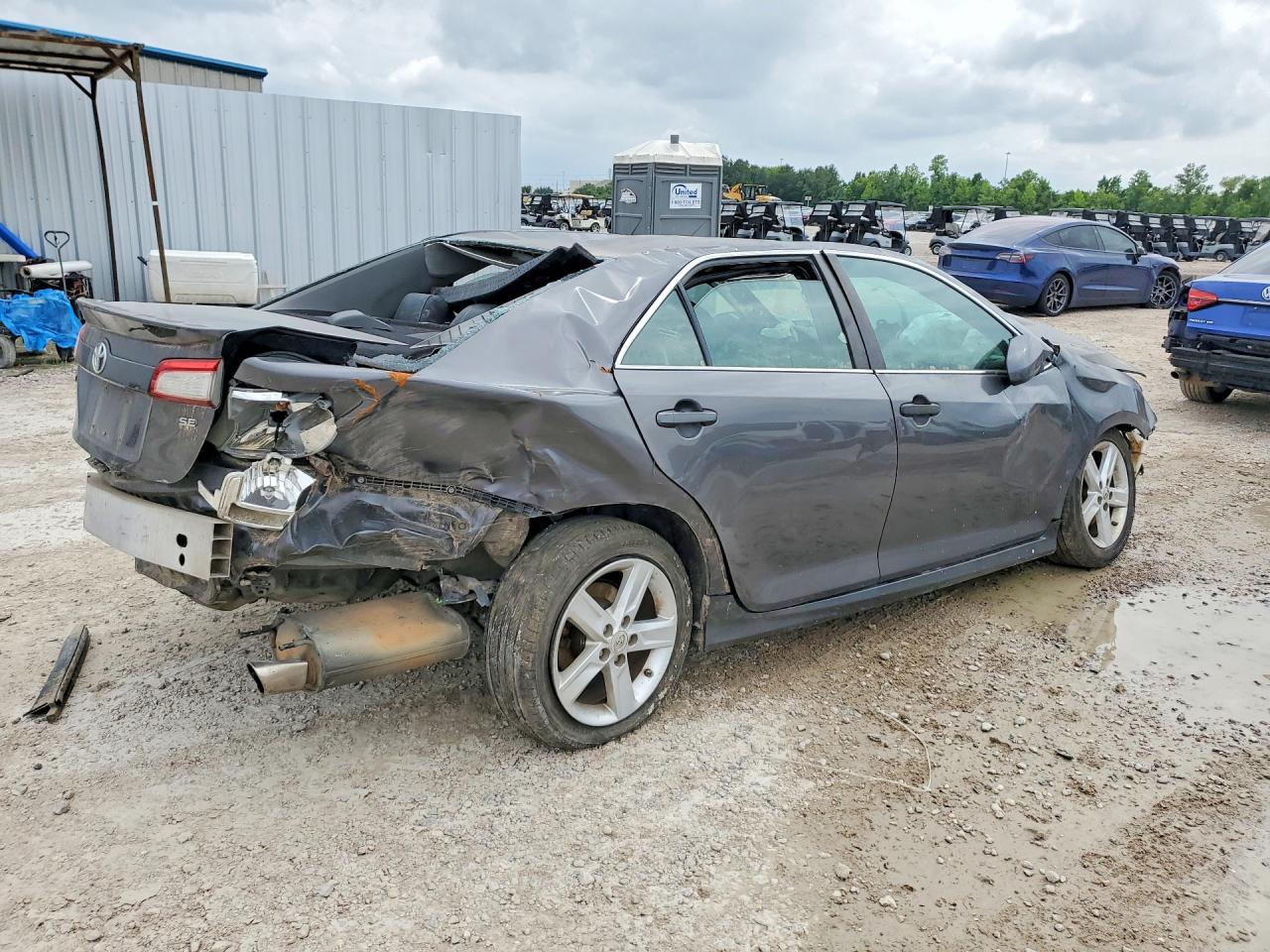 2013 Toyota Camry Se Gray vin: 4T1BF1FK3DU228154