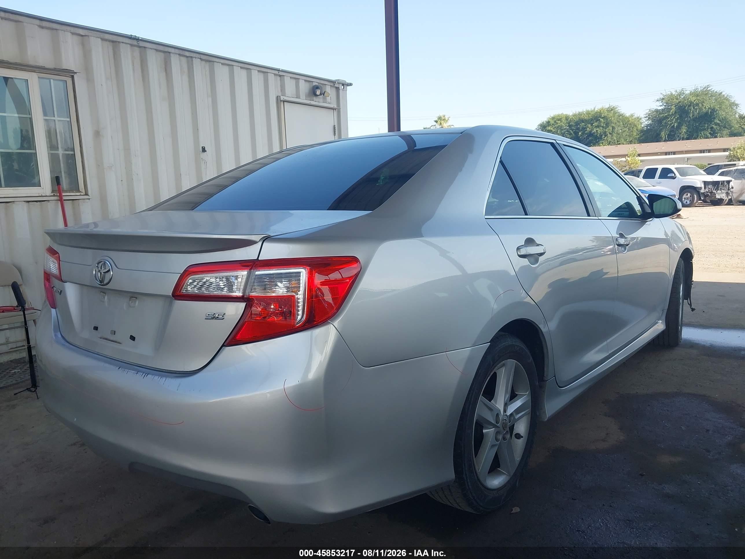 2013 Toyota Camry Se Silver vin: 4T1BF1FK3DU232771