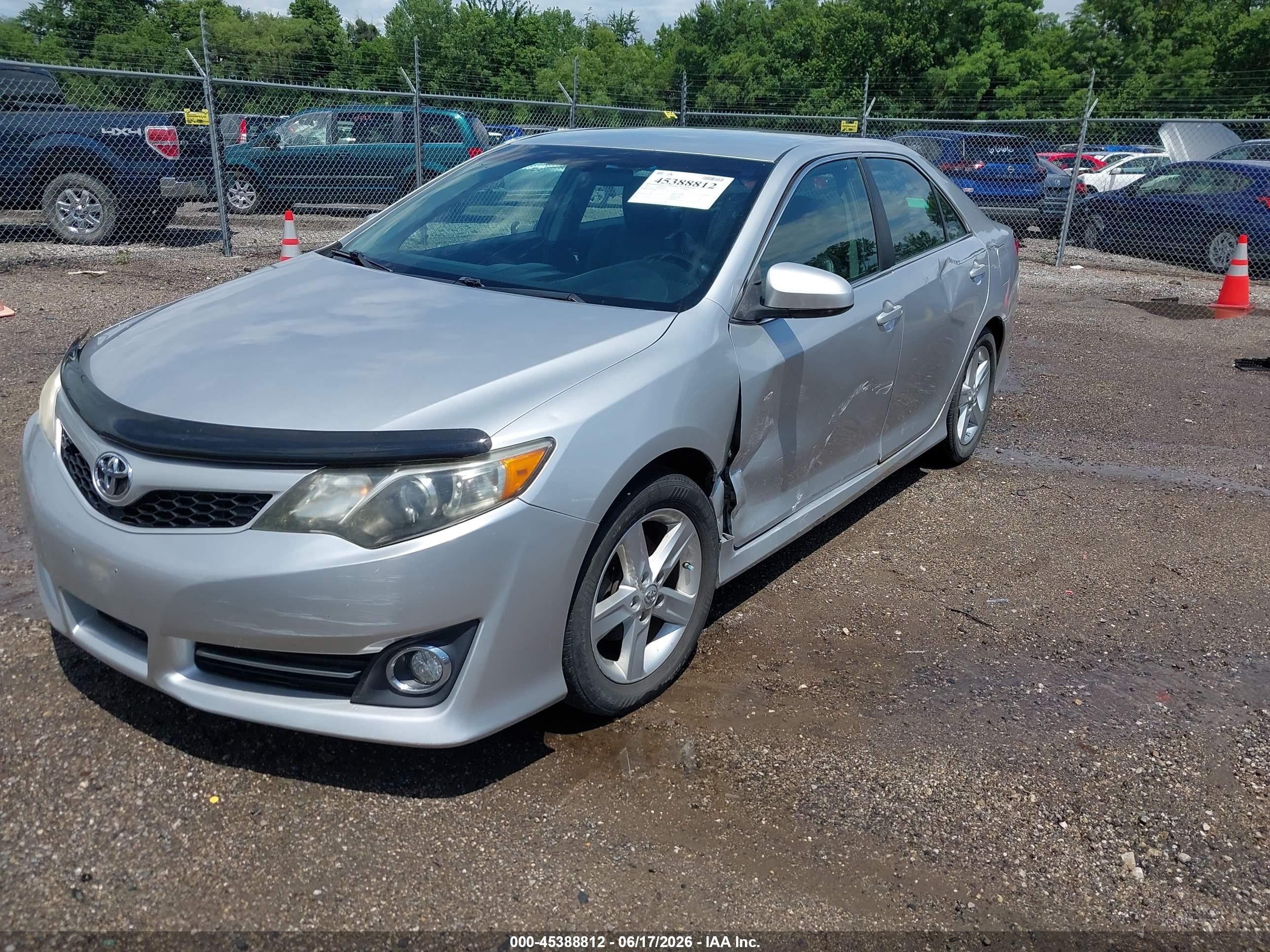 2013 Toyota Camry Se Silver vin: 4T1BF1FK3DU238943