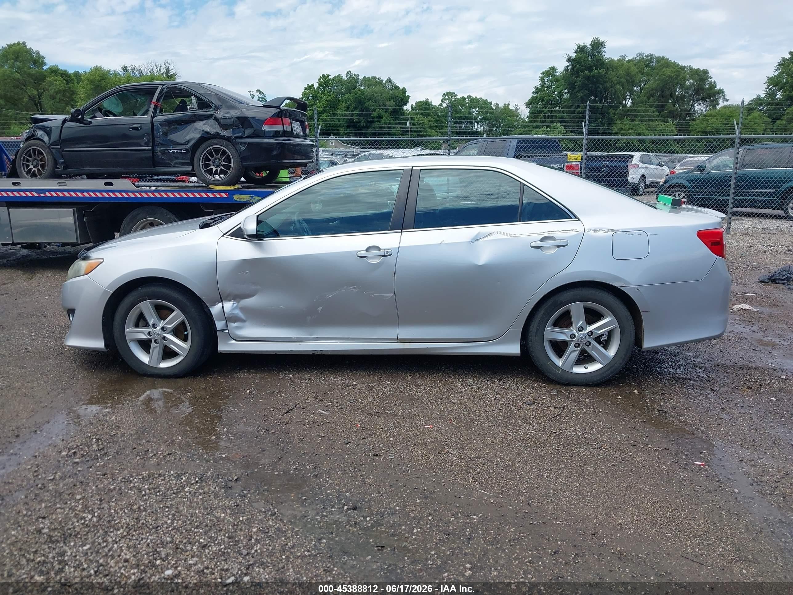 2013 Toyota Camry Se Silver vin: 4T1BF1FK3DU238943