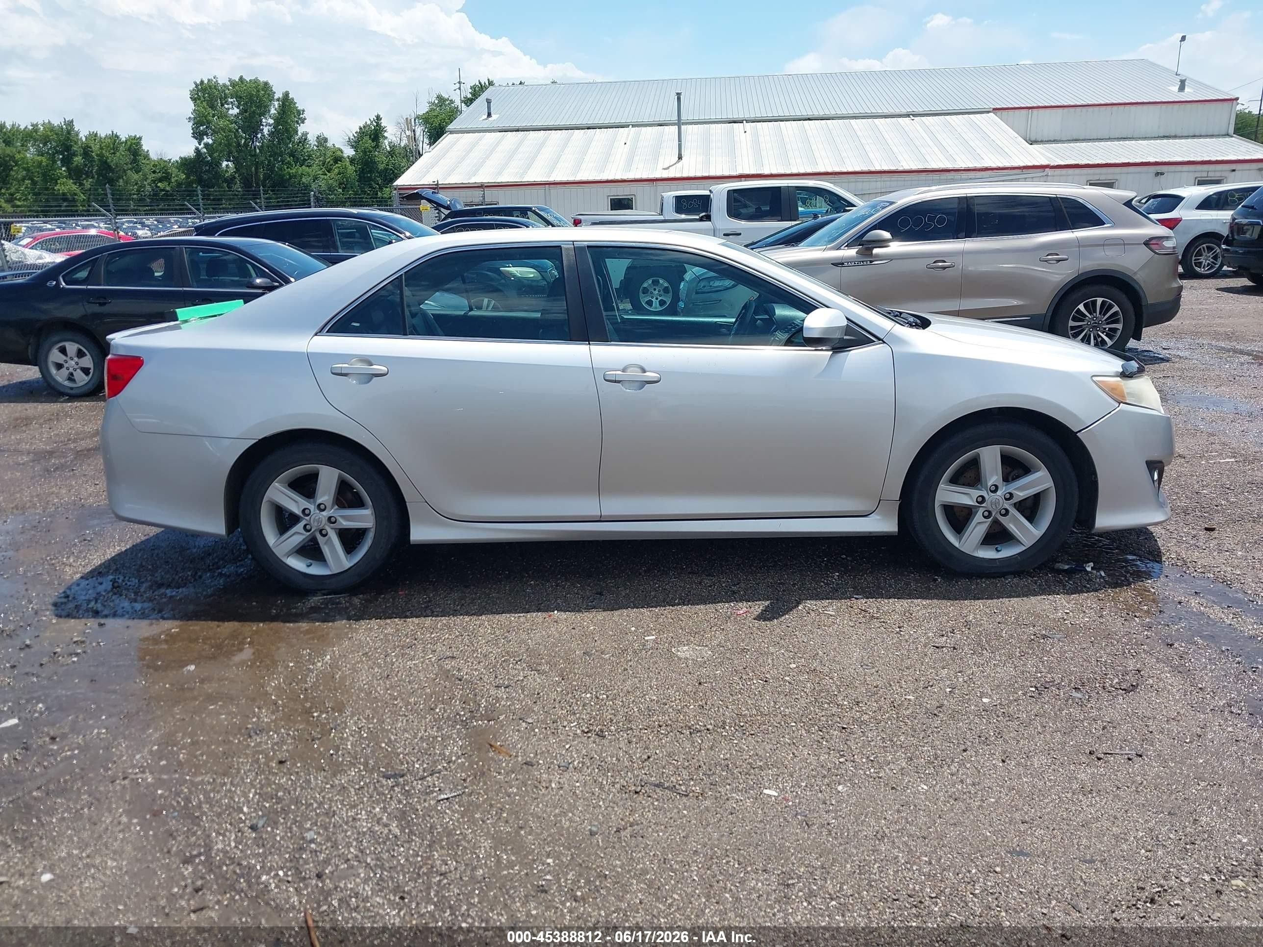 2013 Toyota Camry Se Silver vin: 4T1BF1FK3DU238943