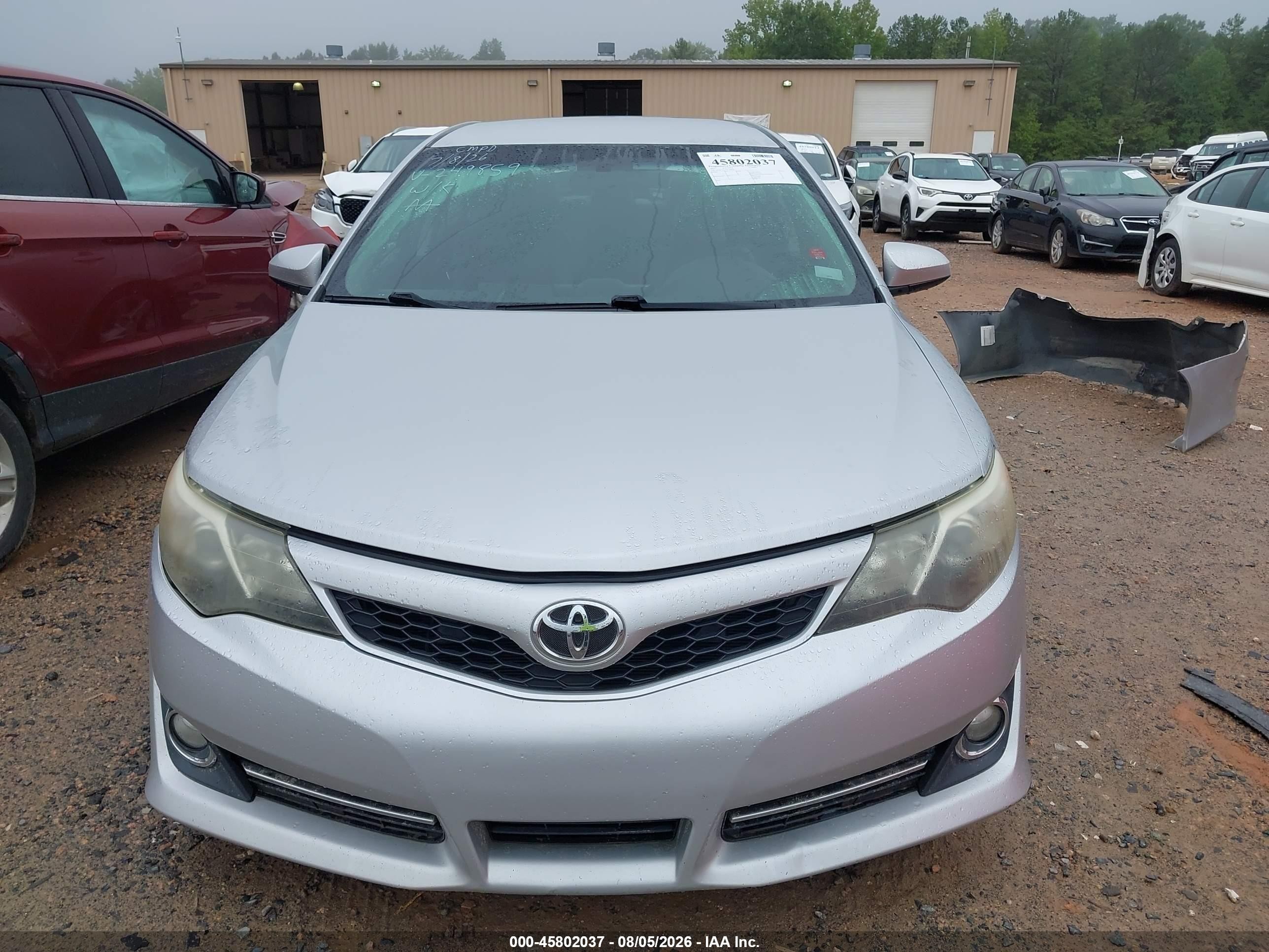 2013 Toyota Camry Se Silver vin: 4T1BF1FK3DU249859