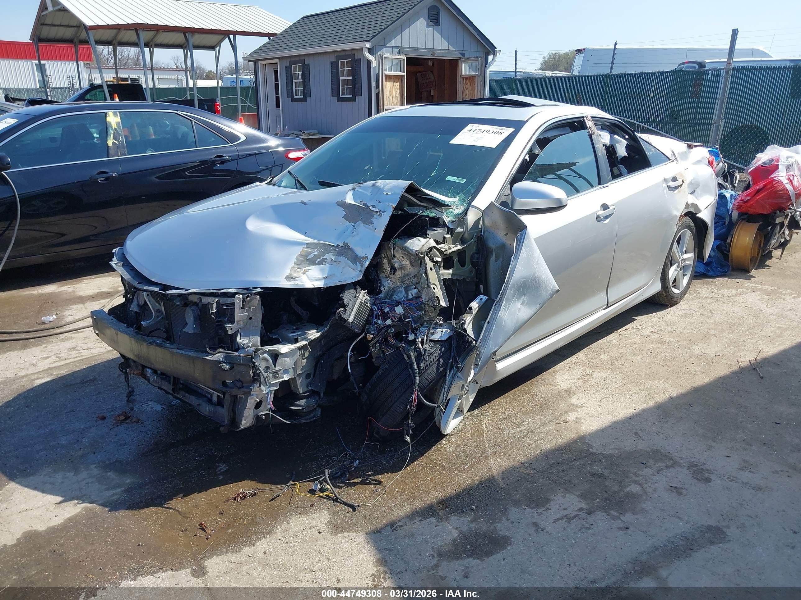 2013 Toyota Camry Se Серебряный vin: 4T1BF1FK3DU255418