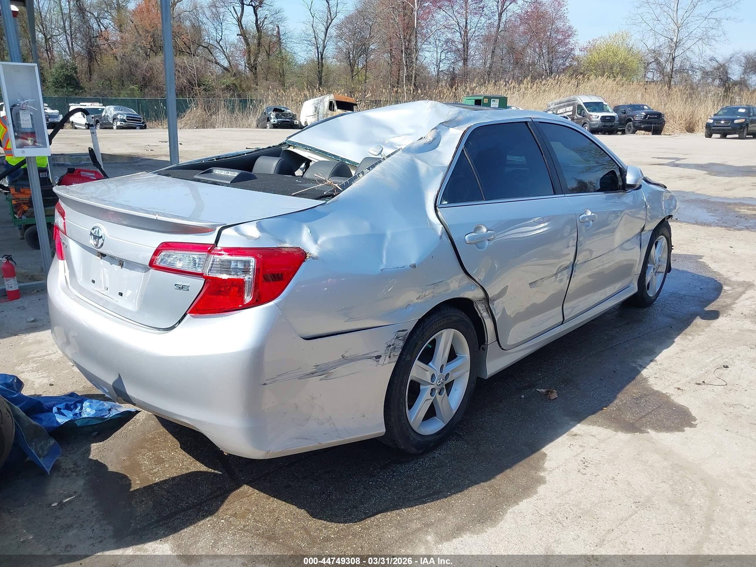 2013 Toyota Camry Se Серебряный vin: 4T1BF1FK3DU255418