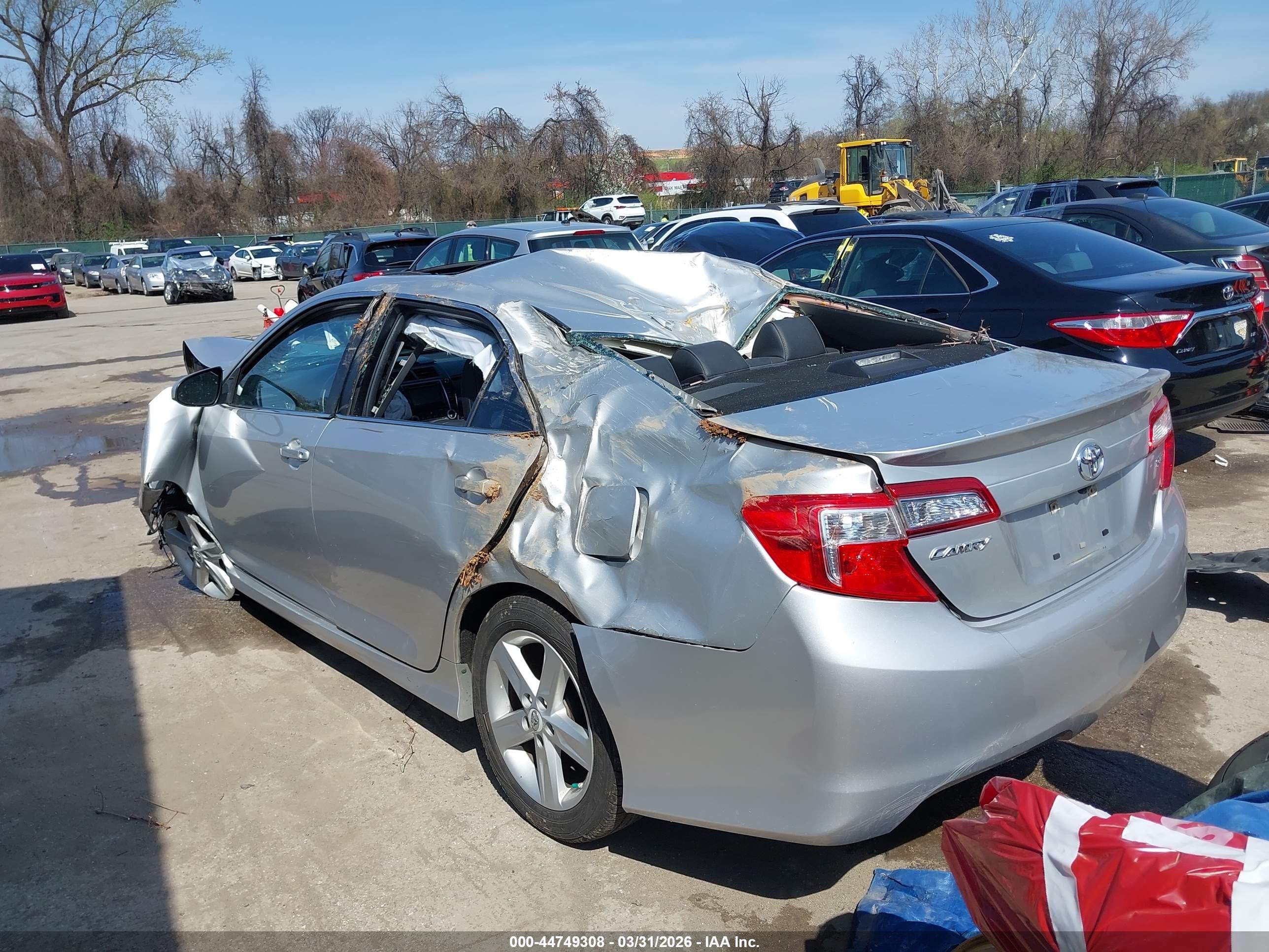2013 Toyota Camry Se Серебряный vin: 4T1BF1FK3DU255418