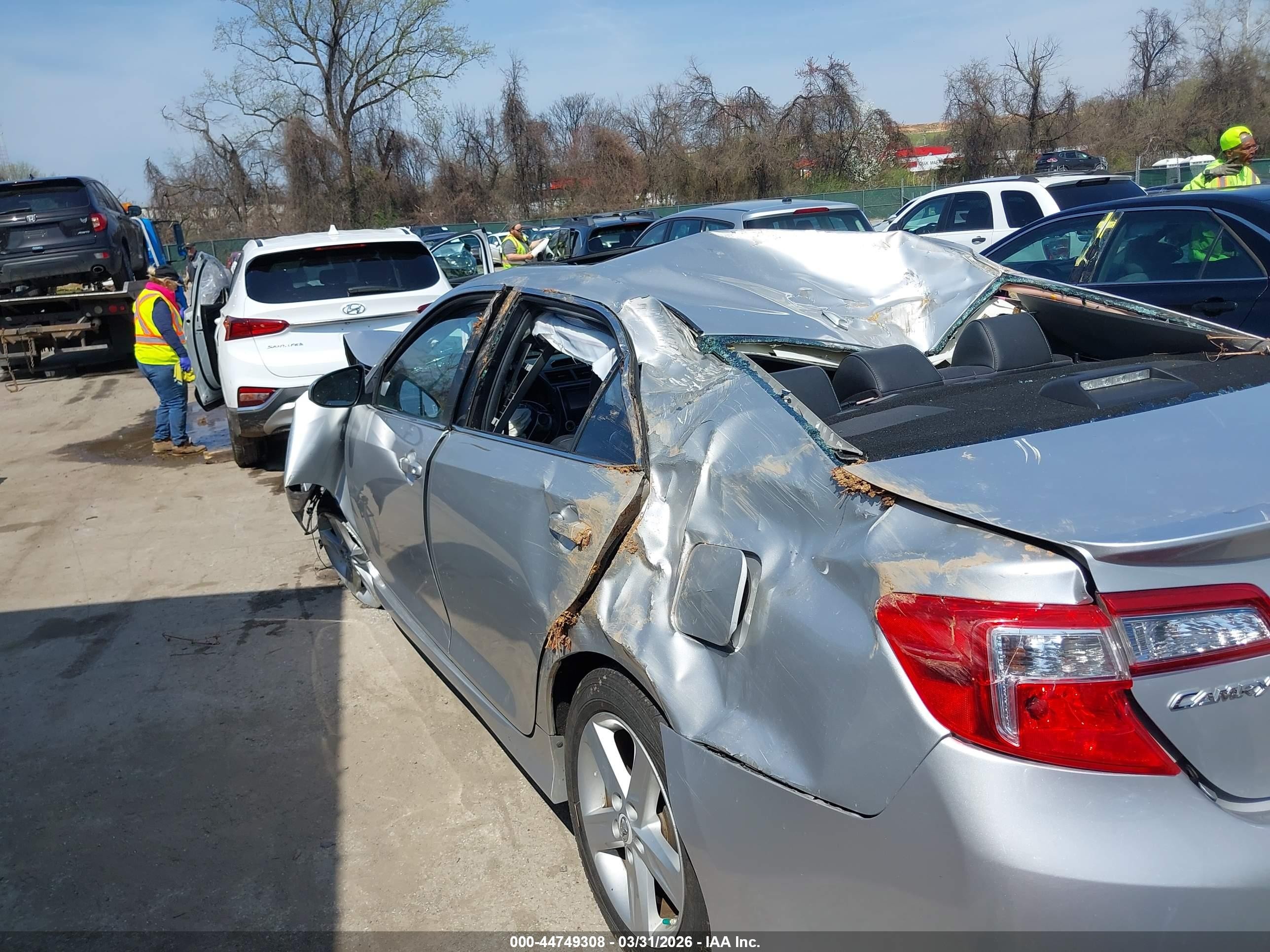 2013 Toyota Camry Se Серебряный vin: 4T1BF1FK3DU255418
