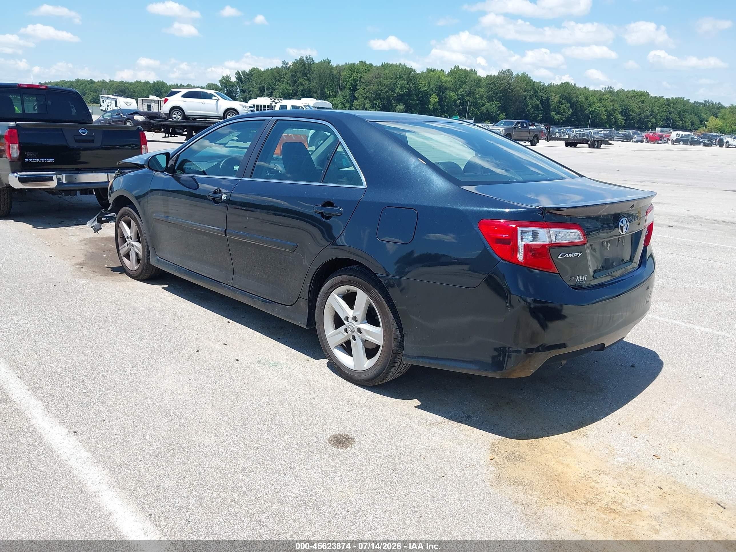 2013 Toyota Camry Se Blue vin: 4T1BF1FK3DU258223