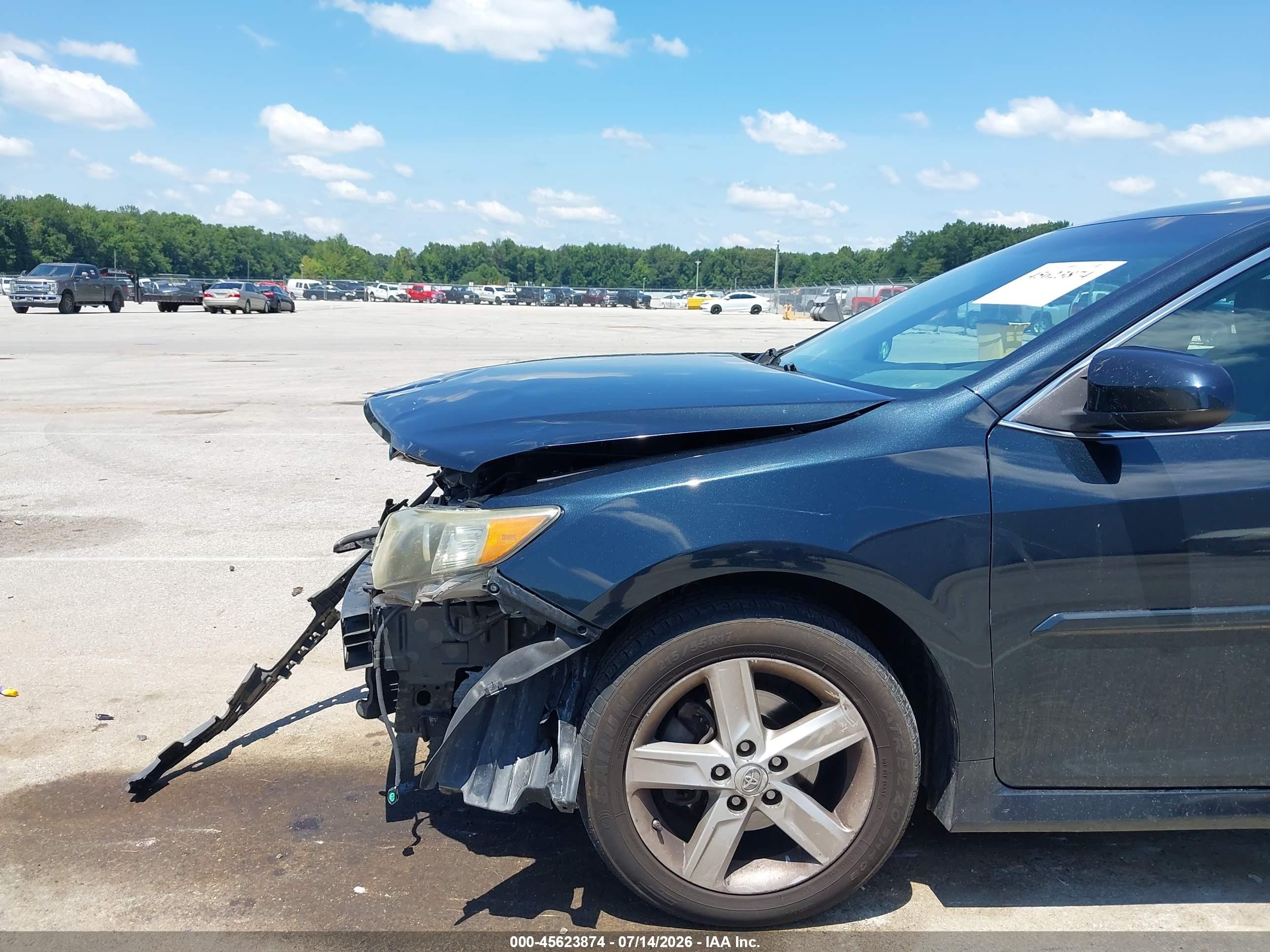 2013 Toyota Camry Se Blue vin: 4T1BF1FK3DU258223