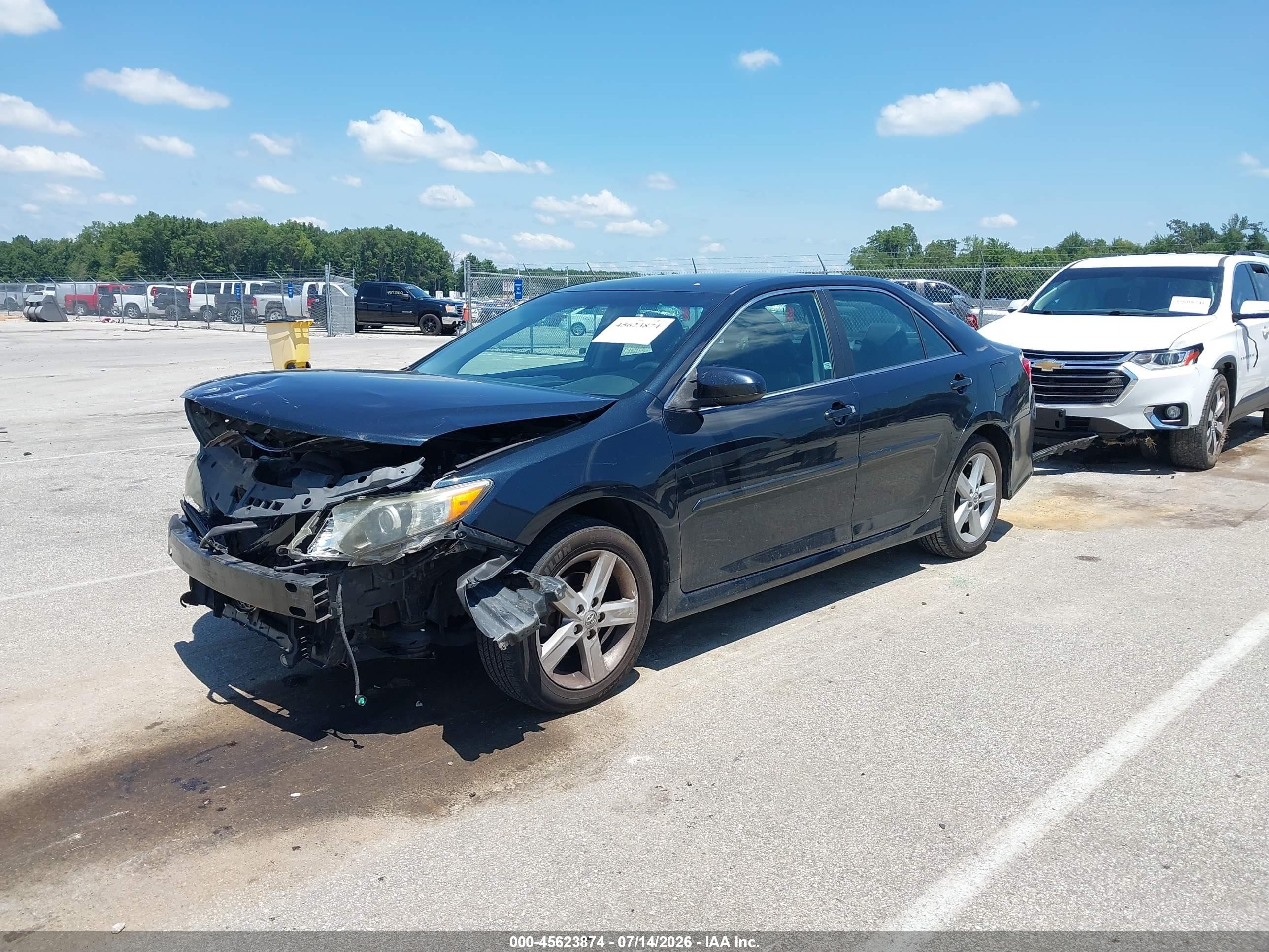 2013 Toyota Camry Se Blue vin: 4T1BF1FK3DU258223
