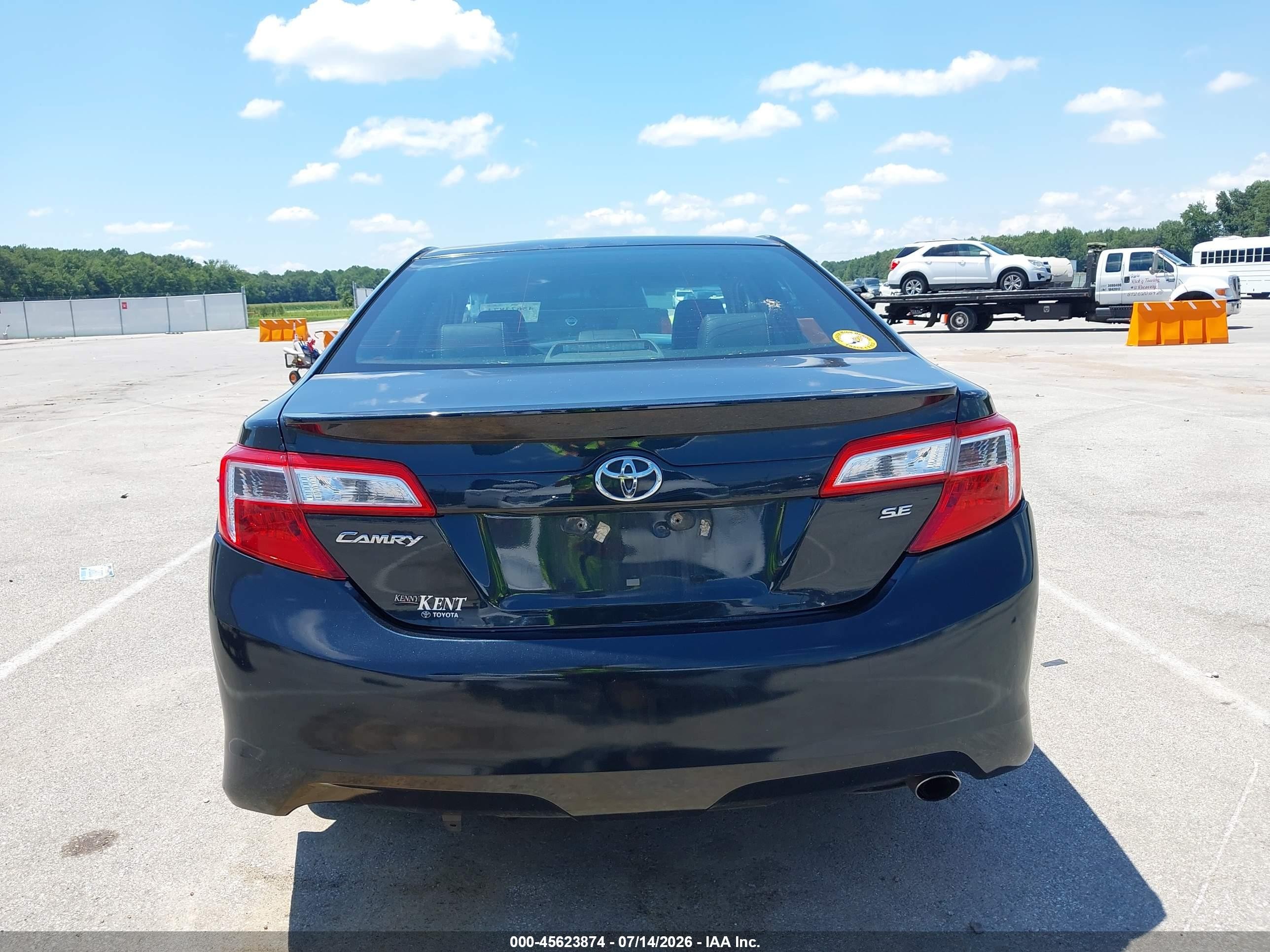 2013 Toyota Camry Se Blue vin: 4T1BF1FK3DU258223
