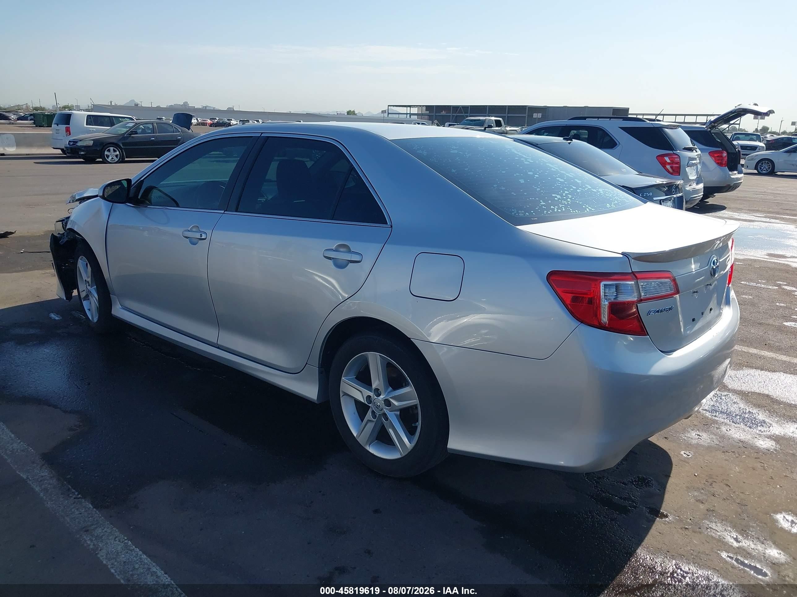 2013 Toyota Camry Se Silver vin: 4T1BF1FK3DU264734