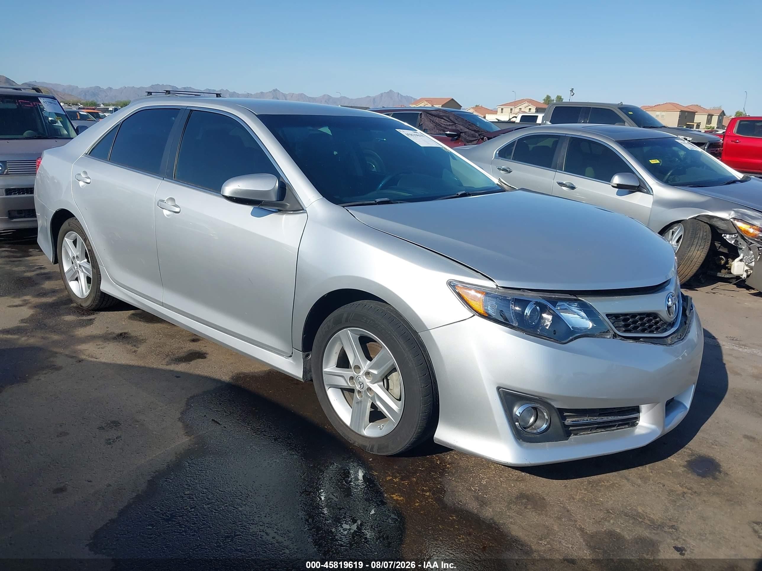 2013 Toyota Camry Se Silver vin: 4T1BF1FK3DU264734