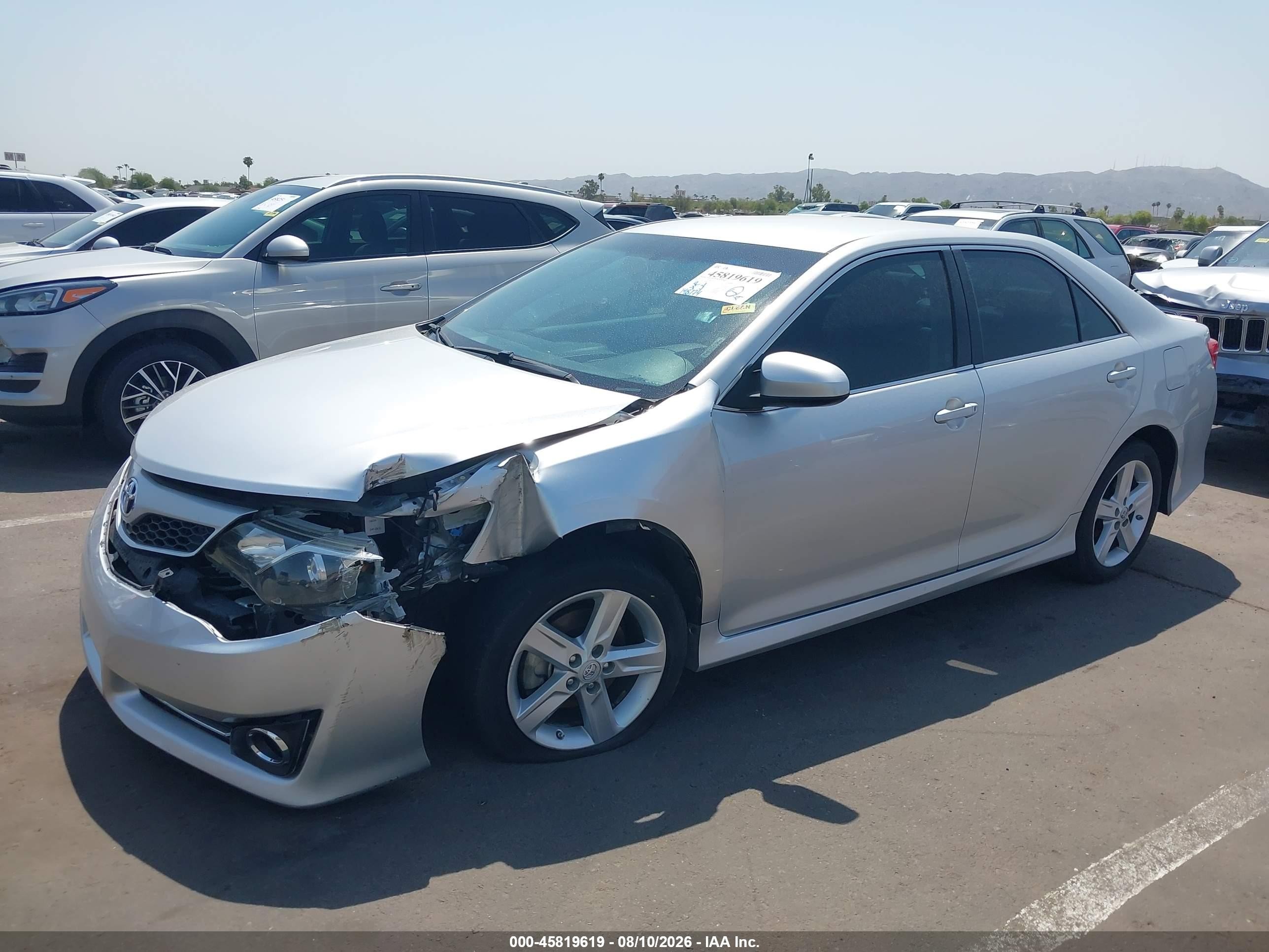 2013 Toyota Camry Se Silver vin: 4T1BF1FK3DU264734