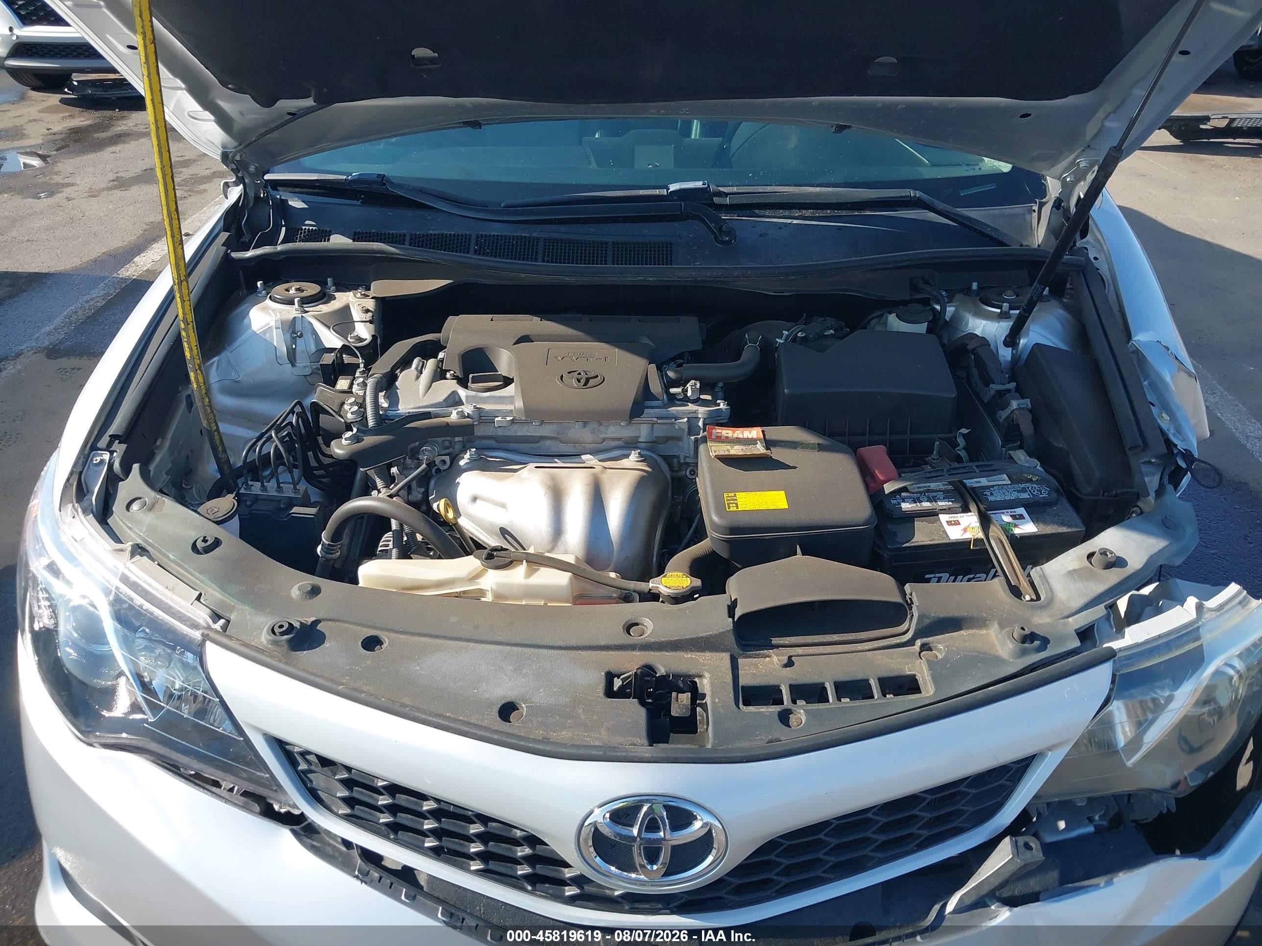 2013 Toyota Camry Se Silver vin: 4T1BF1FK3DU264734