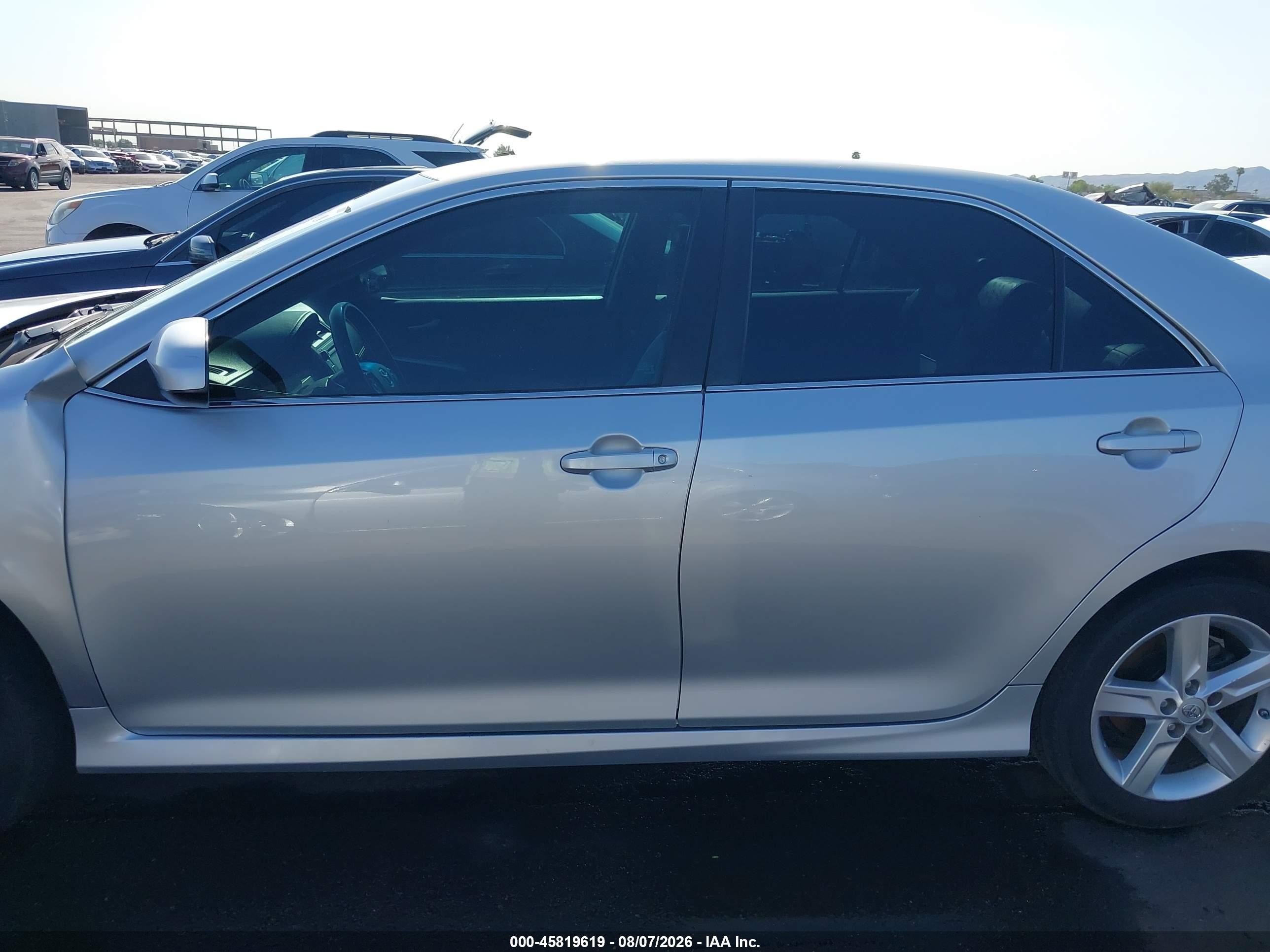 2013 Toyota Camry Se Silver vin: 4T1BF1FK3DU264734