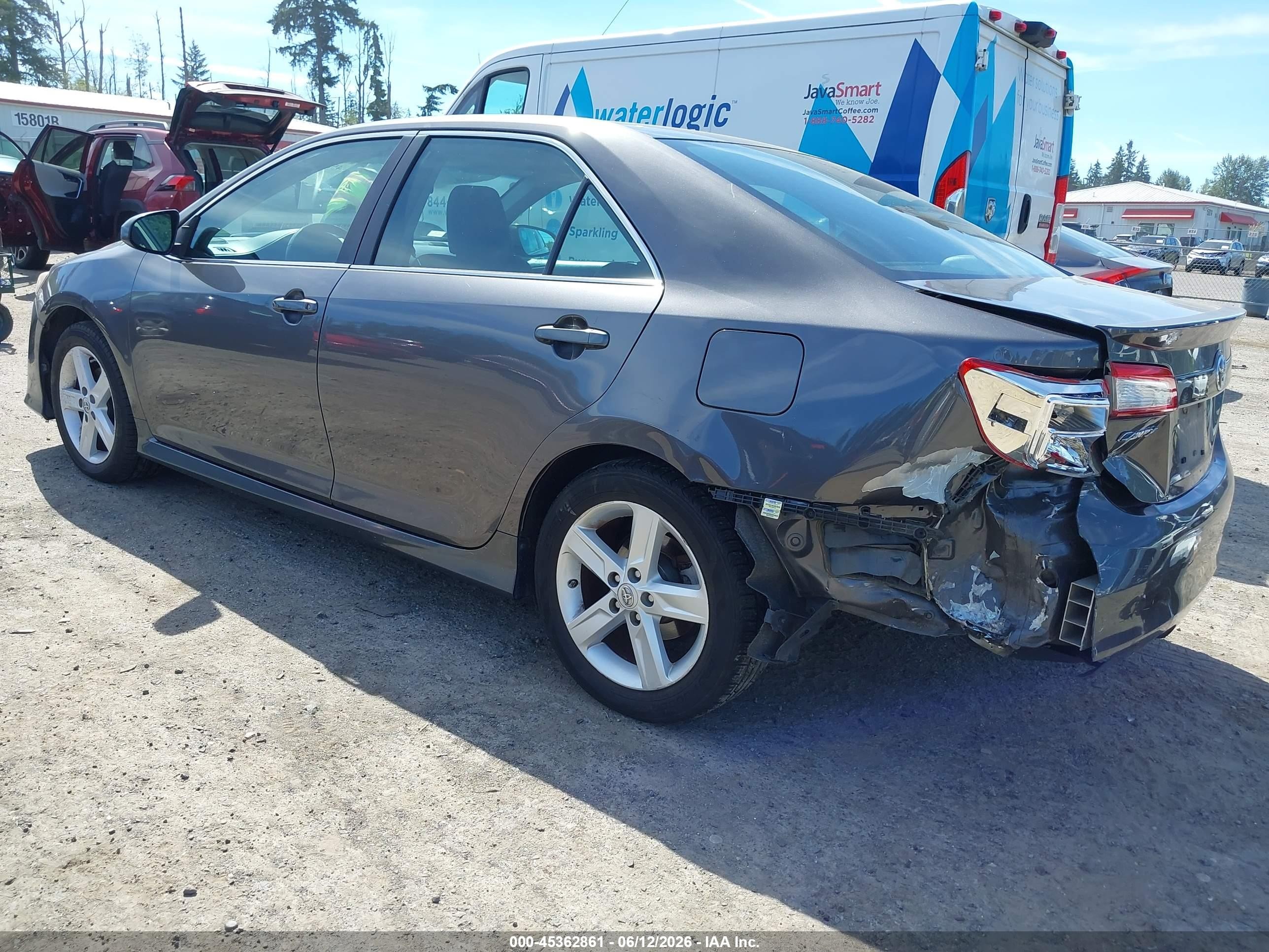 2013 Toyota Camry Se Gray vin: 4T1BF1FK3DU264944