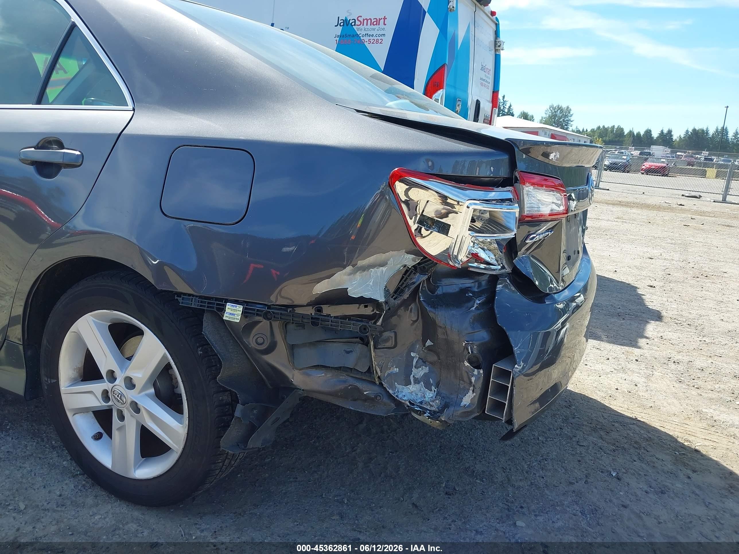 2013 Toyota Camry Se Gray vin: 4T1BF1FK3DU264944