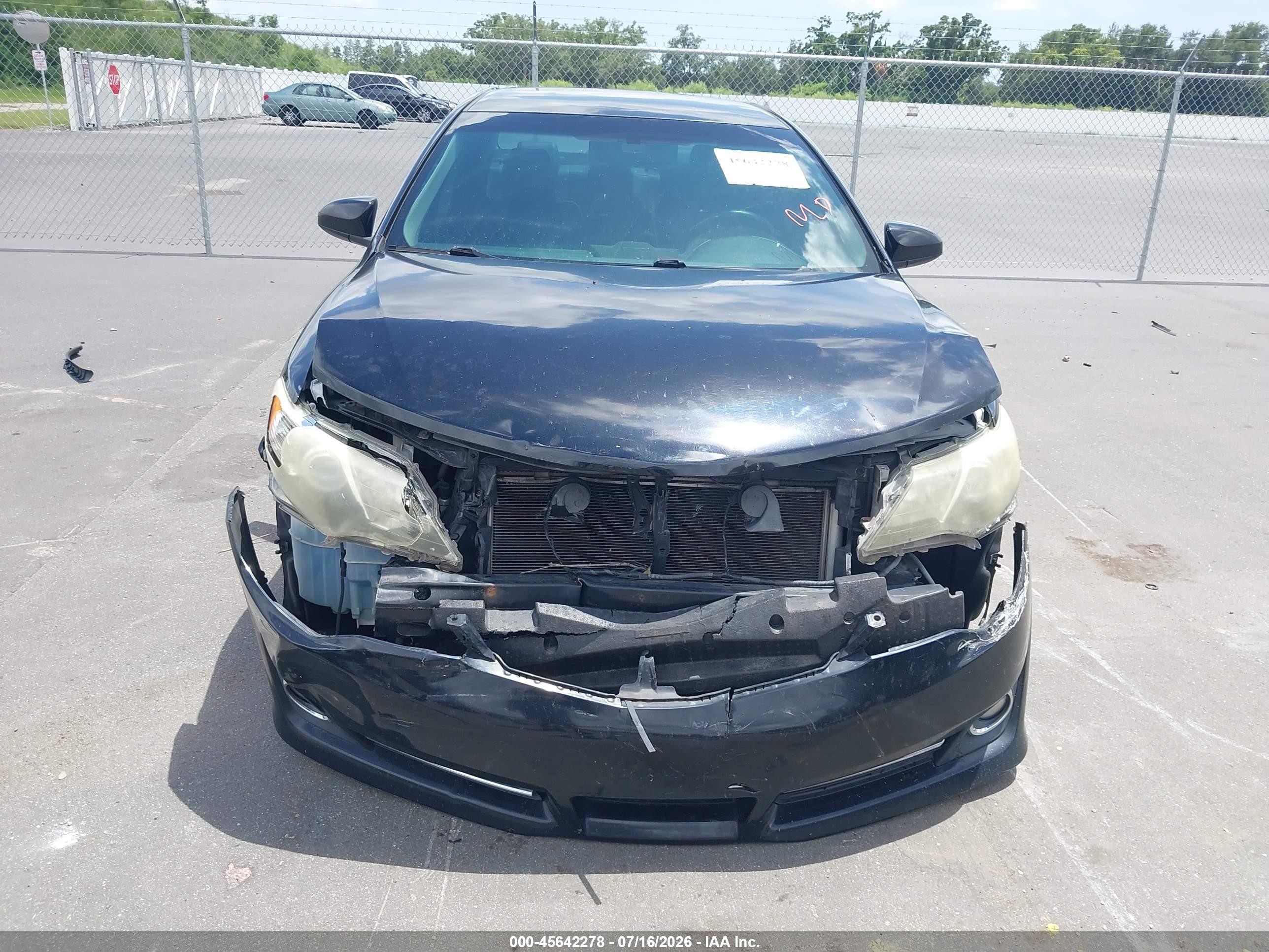 2013 Toyota Camry Se Black vin: 4T1BF1FK3DU276236