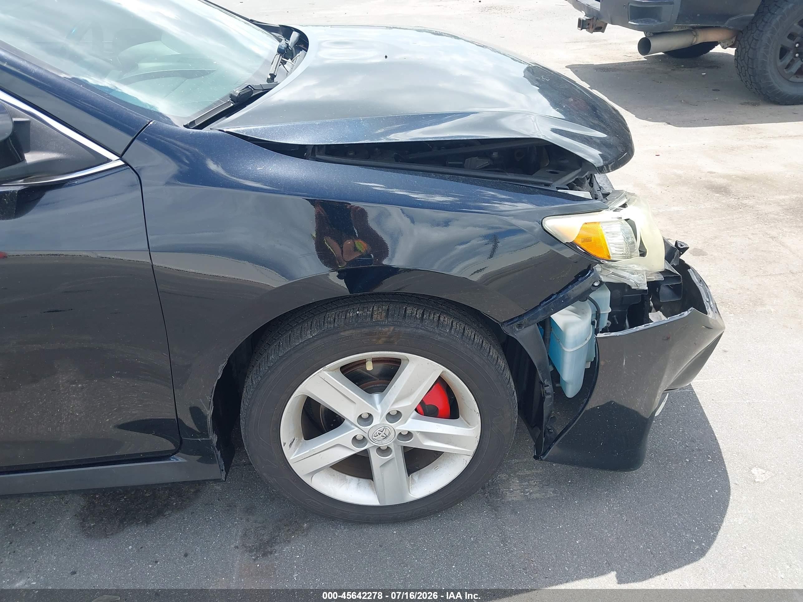 2013 Toyota Camry Se Black vin: 4T1BF1FK3DU276236