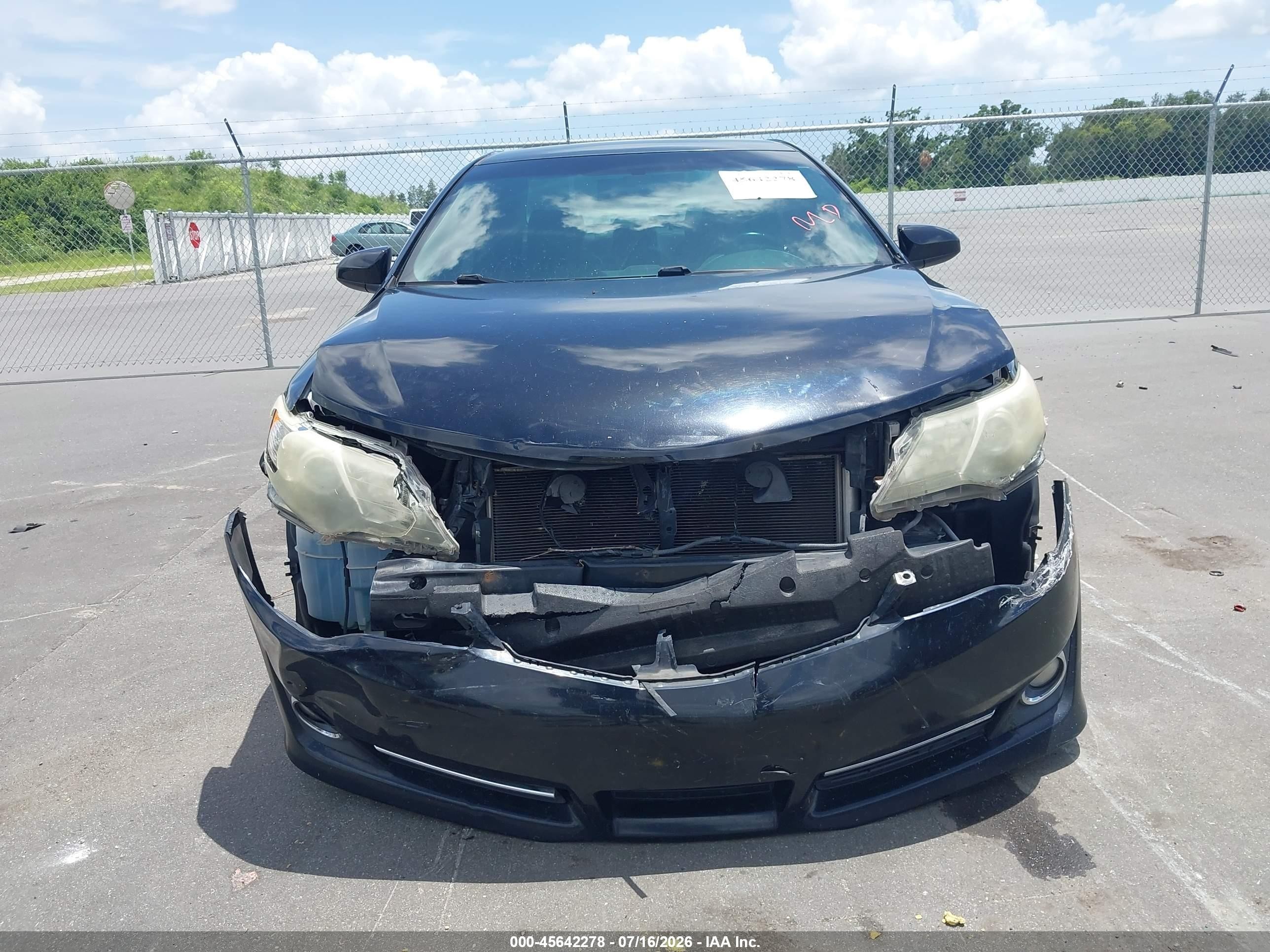 2013 Toyota Camry Se Black vin: 4T1BF1FK3DU276236