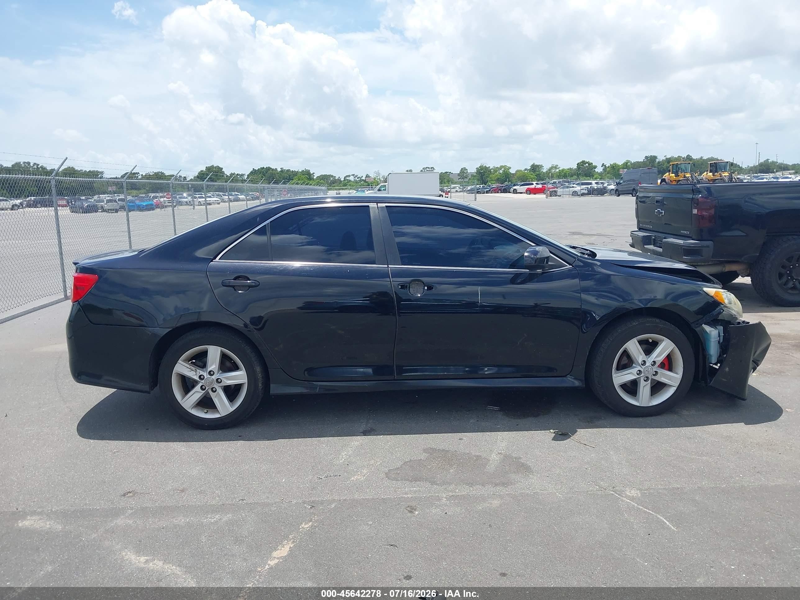 2013 Toyota Camry Se Black vin: 4T1BF1FK3DU276236